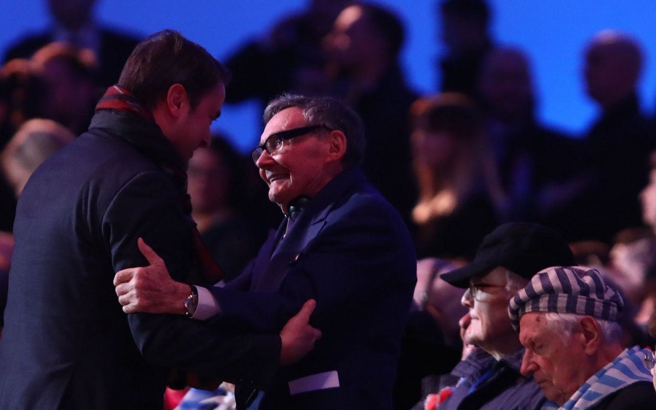 27.01.2020 Brzezinka . 75 . rocznica wyzwolenia Auschwitz - Birkenau . 
Fot. Jakub Porzycki / Agencja Gazeta