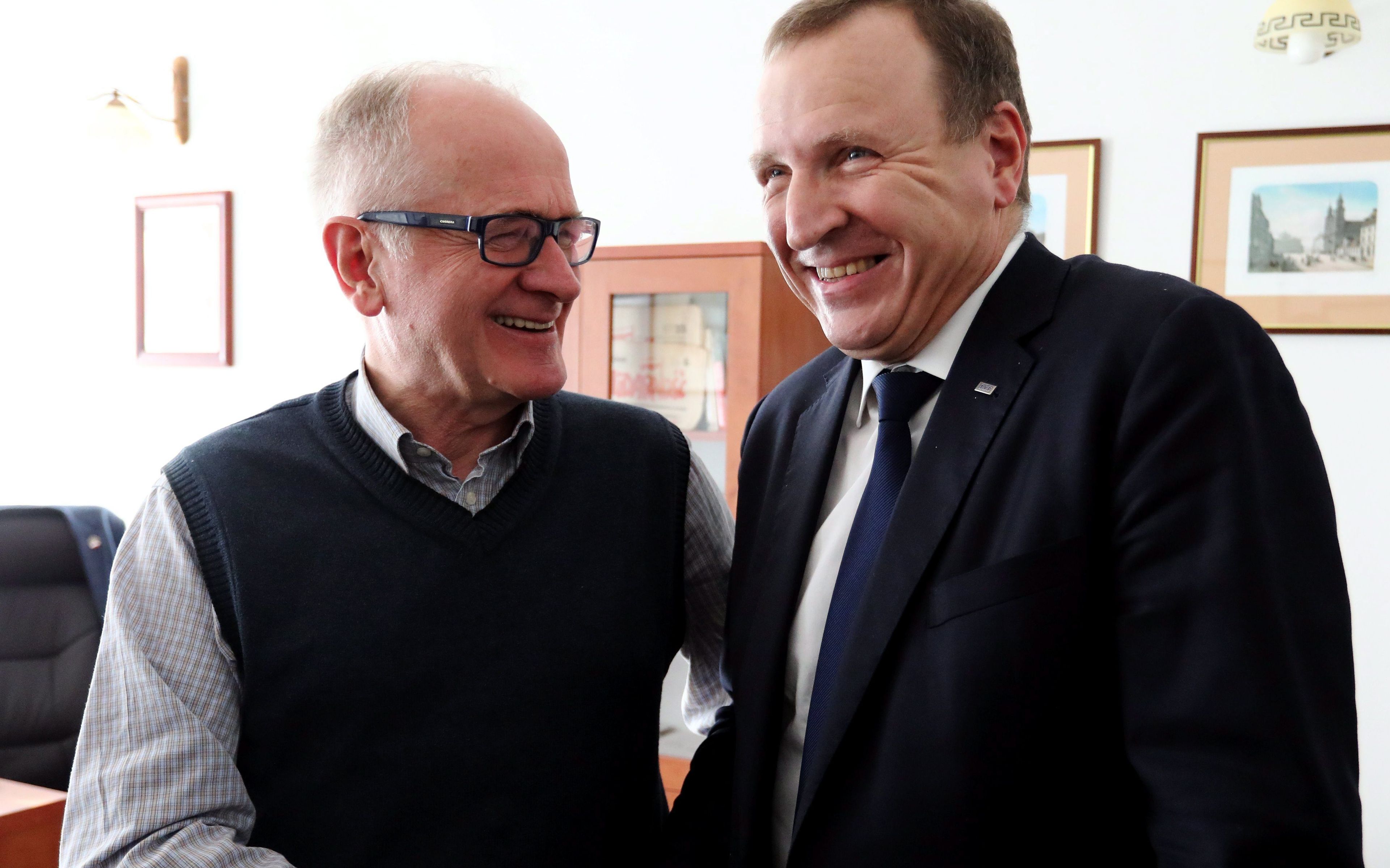 28.09.2017 Warszawa , Aleje Ujazdowskie 29 .  Rada Mediow Narodowych . Przewodniczacy Rady Krzysztof Czabanski i Prezes TVP Jacek Kurski .
Fot . Slawomir Kaminski / Agencja Gazeta
