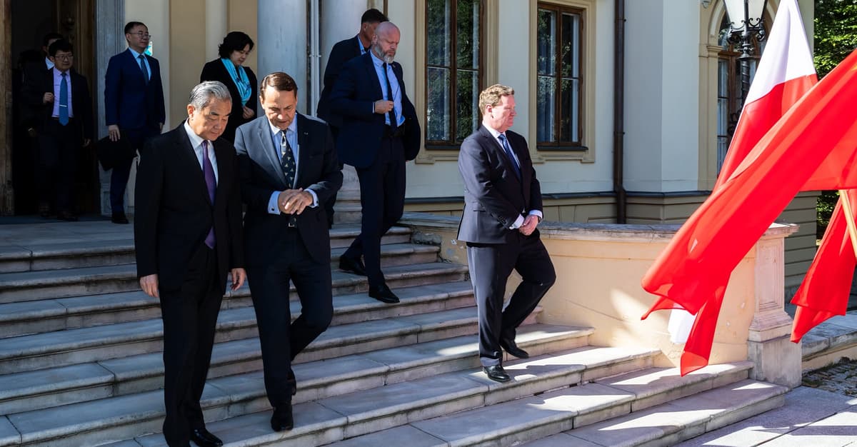 Wizyta ministra spraw zagranicznych Chin w Polsce