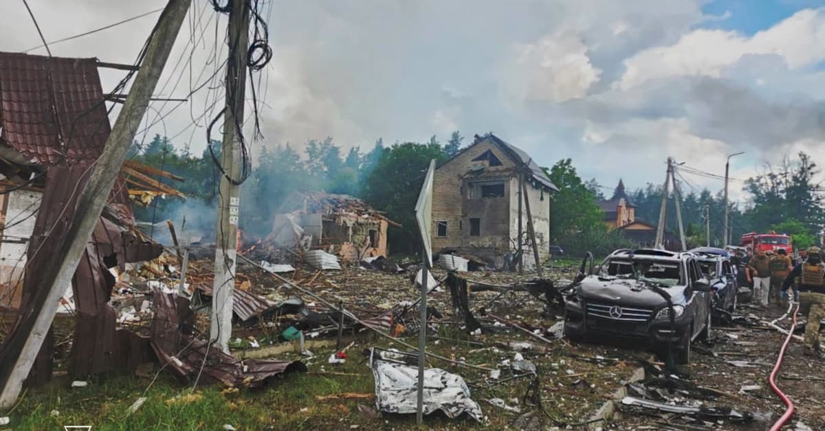 Rosjanie zaatakowali poligon pod Kijowem, na którym odbywała się wystawa uzbrojenia