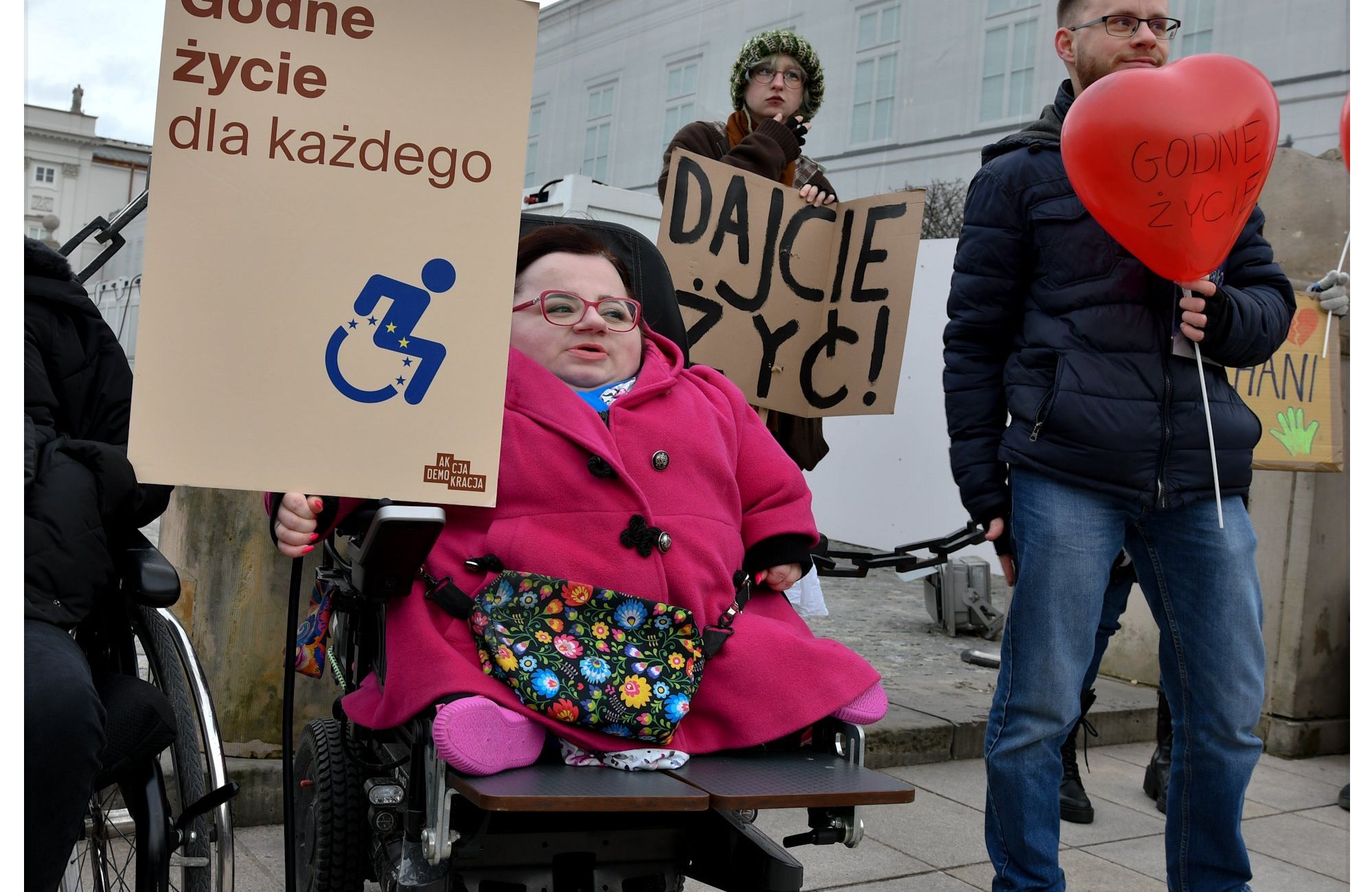 Protest OzN i ich opiekunów. 18.02.2023 r.