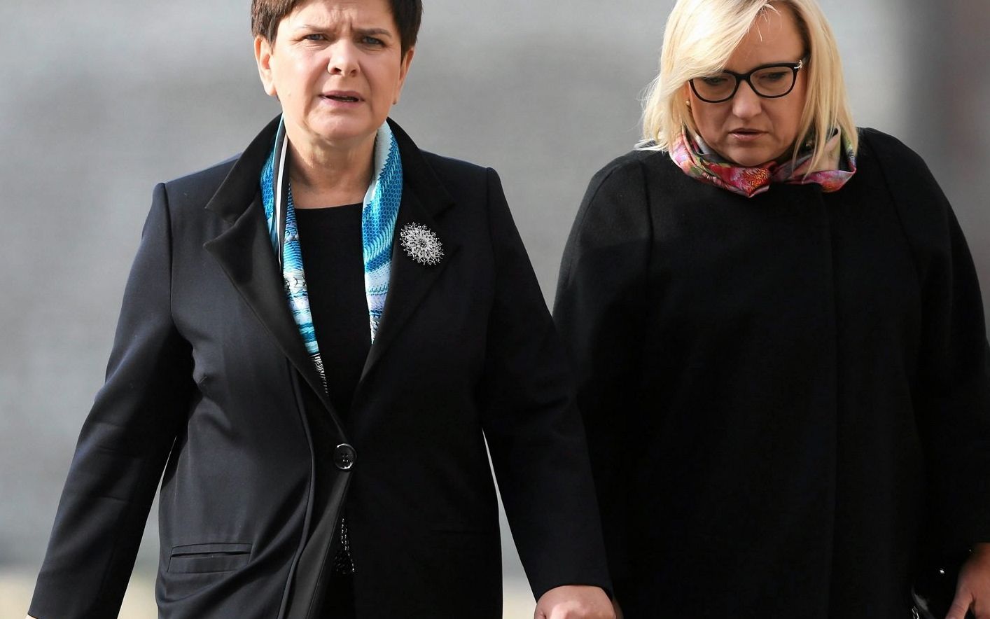 22.10.2017 Krakow , Wawel . Premier Beata Szydlo i Beata Kempa podczas uroczystosci nalozenia paliusza Abp Markowi Jedraszewskiemu . Fot. Jakub Porzycki / Agencja Gazeta