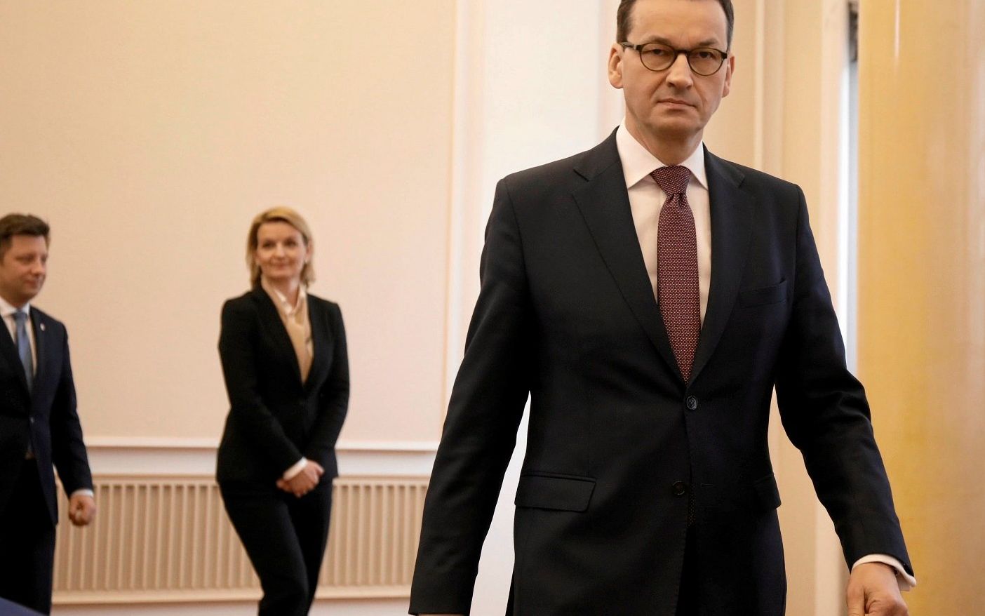 16.12.2019 Warszawa , aleje Ujazdowskie 1/3 , KPRM . Premier Mateusz Morawiecki podczas posiedzenia Rady Rodziny .
Fot. Maciek Jazwiecki / Agencja Gazeta