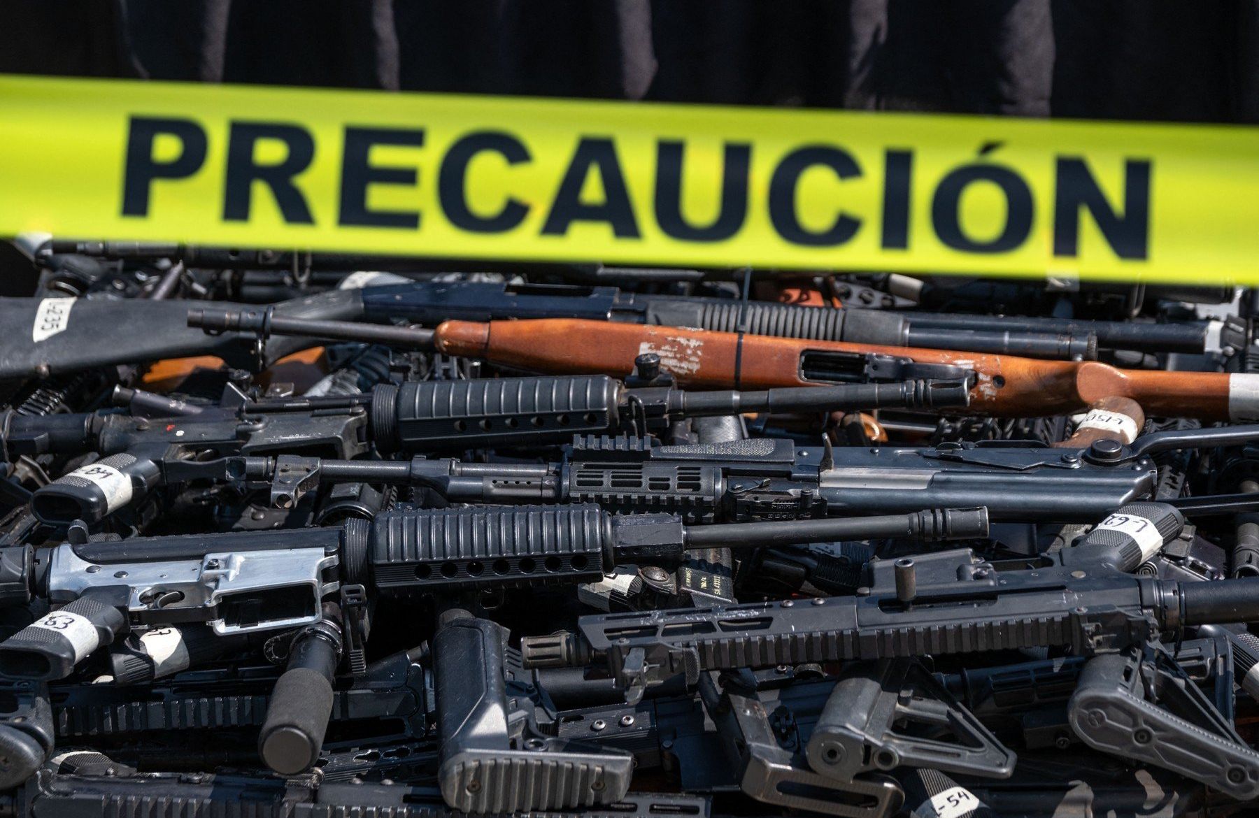 MEXICO-CRIME-VIOLENCE-GUNS-DESTRUCTION
