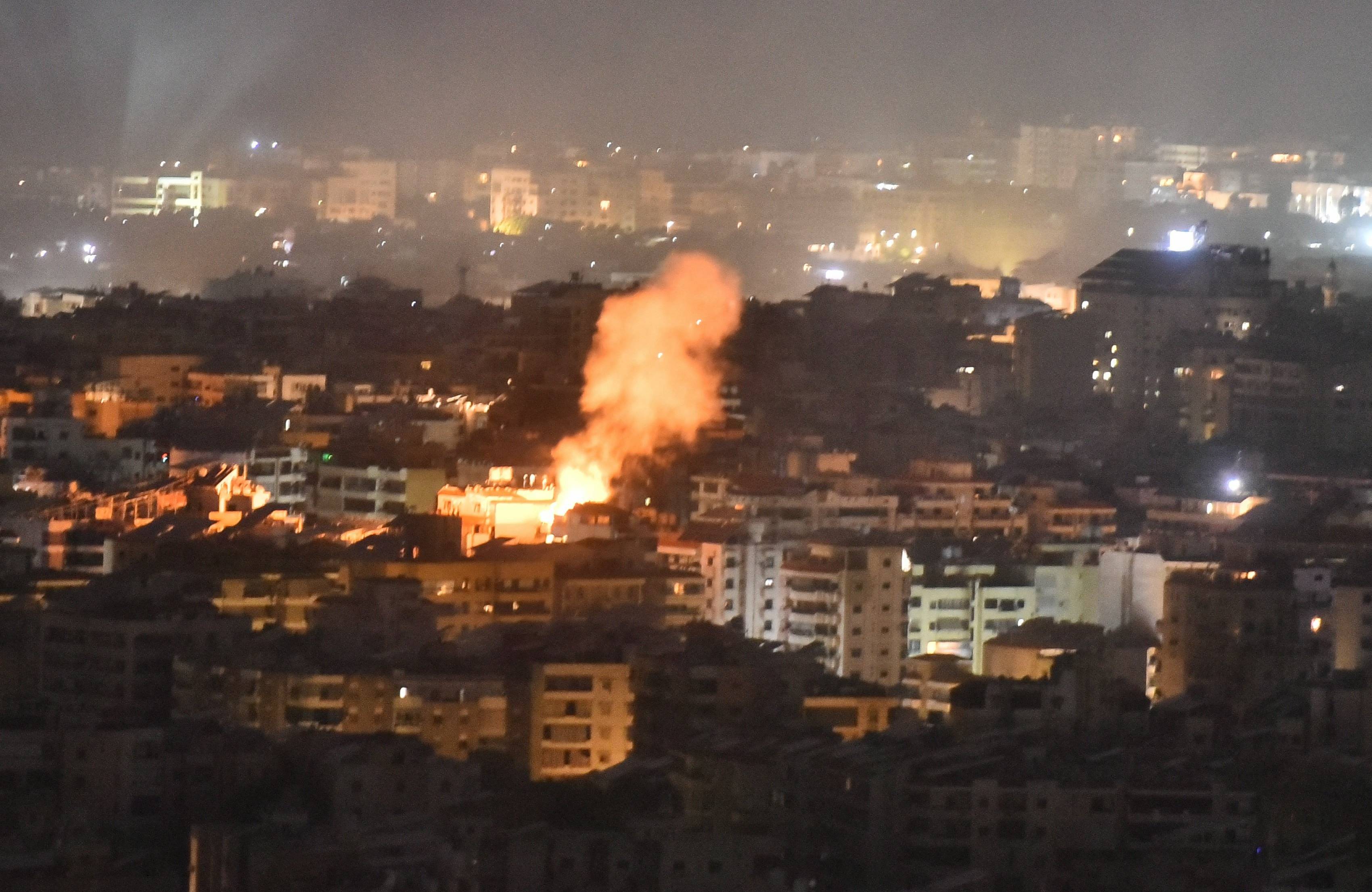 Exchanges of fire on Lebanon-Israel border after Hamas offensive