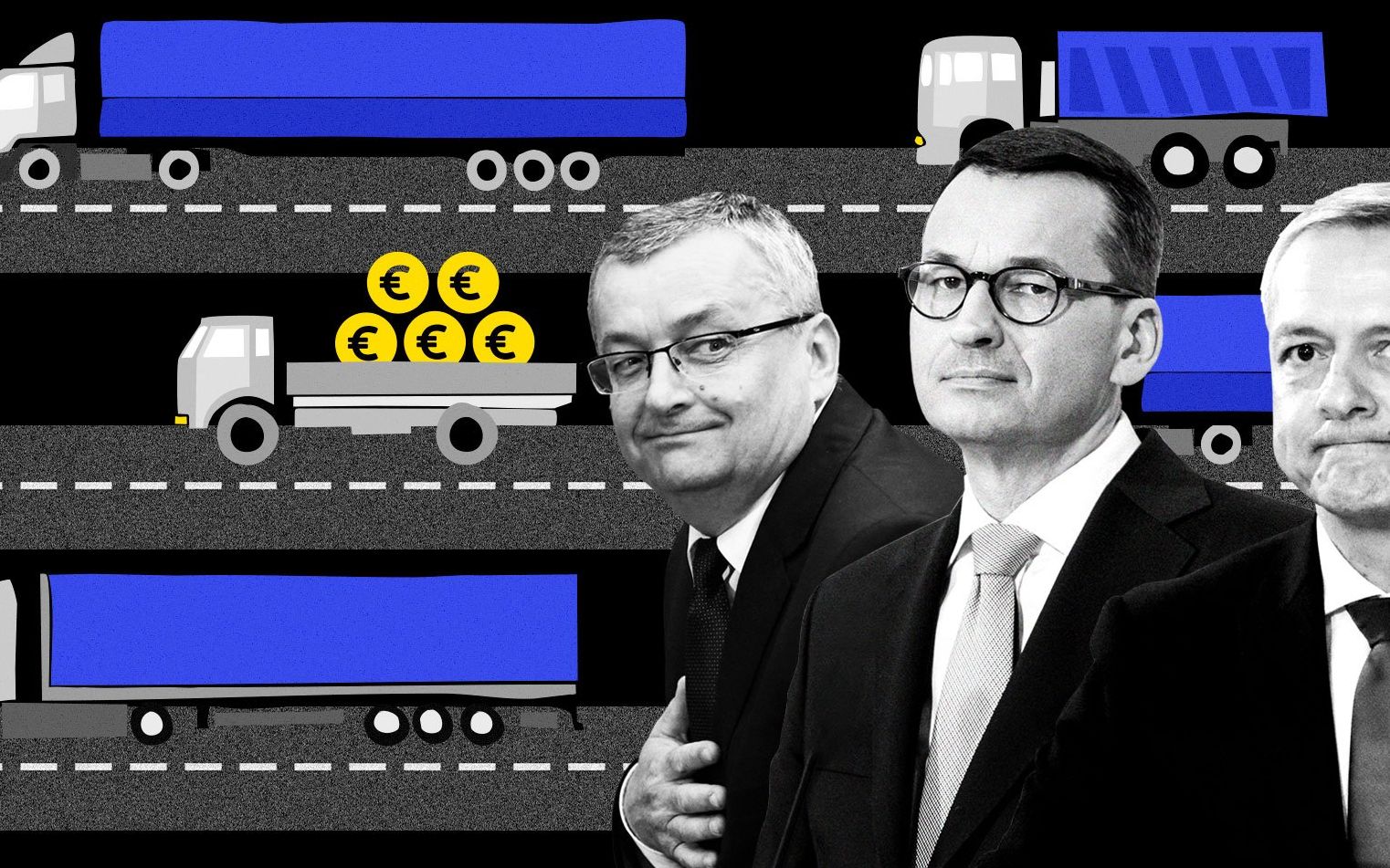 Grafika do artykułu Ktoś w rządzie PiS celowo opóźnia narodowy system opłat drogowych? Na zwłoce zarabiają Austriacy