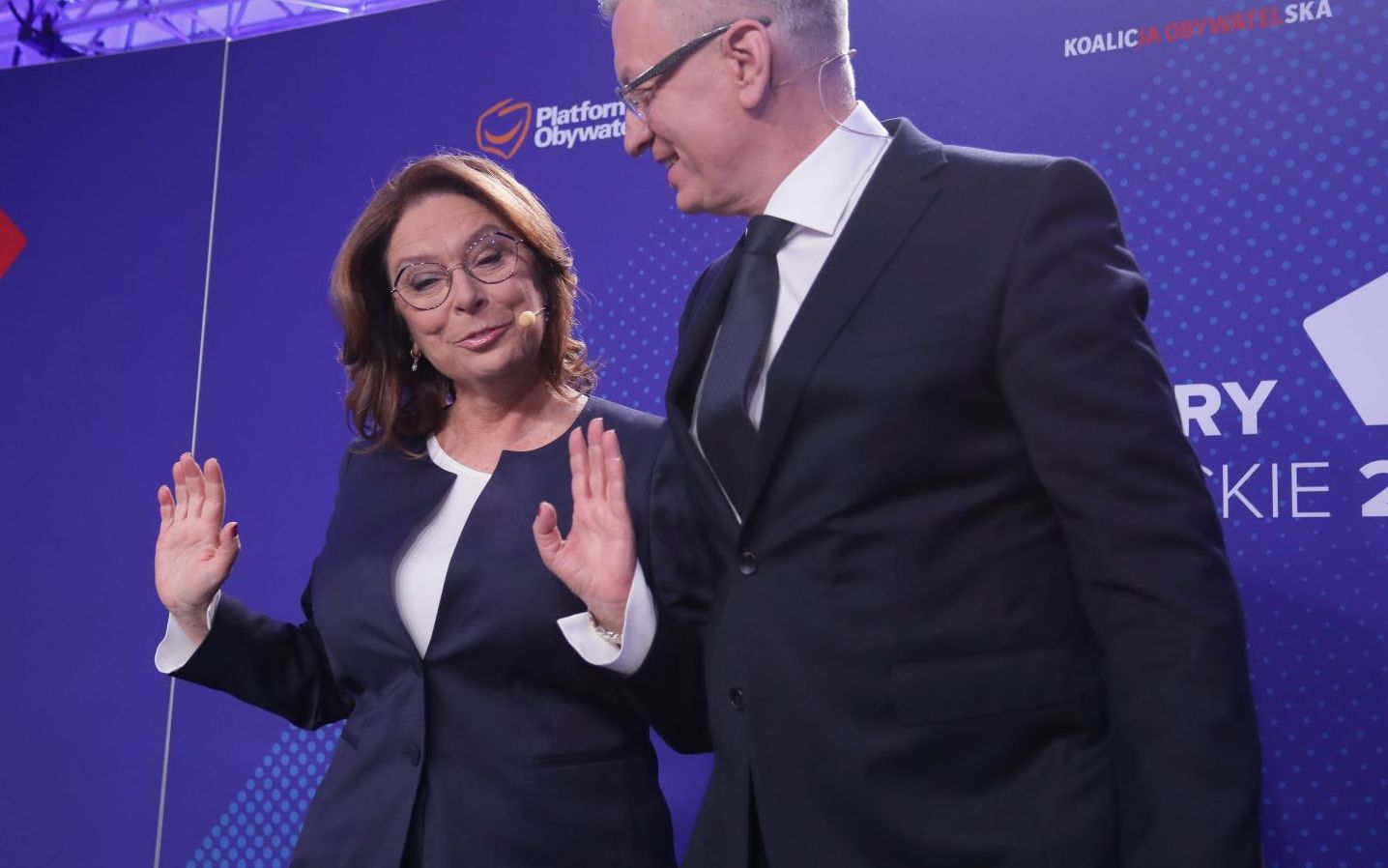Grafika do artykułu Po debacie w PO: dwoje rannych, zero zabitych. Przed Kidawą-Błońską i Jaśkowiakiem dużo pracy, żeby wygrać z Dudą