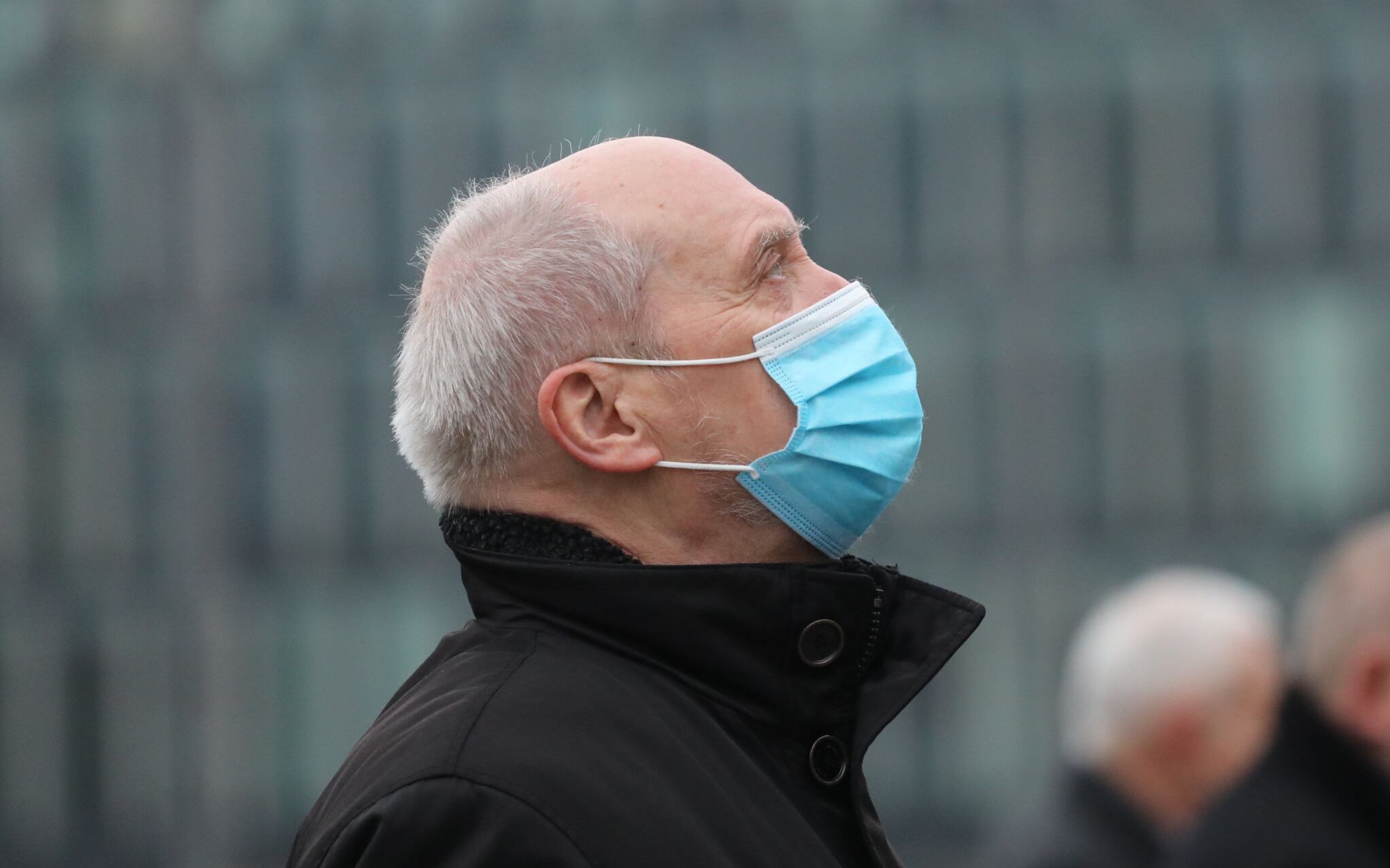 10.01.2021 Warszawa , plac Pilsudskiego . Pomnik Lecha Kaczynskiego .Posel Antoni Macierewicz podczas 129 . miesiecznicy smolenskiej w czasie epidemii koronawirusa .
Fot. Slawomir Kaminski / Agencja Gazeta