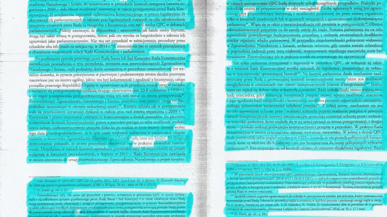 Artykuł dr. hab. Jarosława Szymanka, plagiat pracy magisterskiej