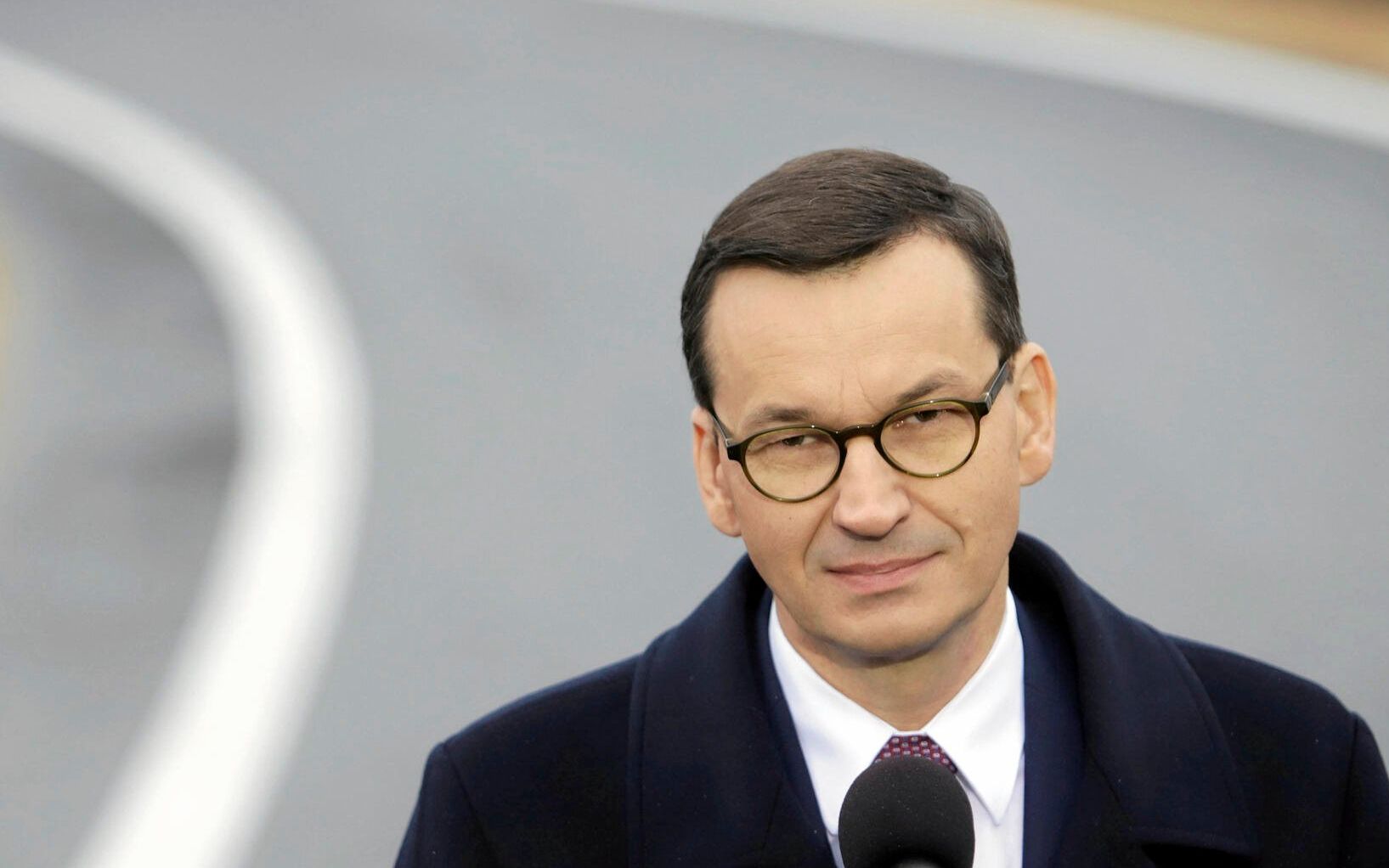 23.12.2019 autostrada A1 , wezel Jasna Gora , okolice wyjazdu z Czestochowy w kierunku Klobucka . Premier Mateusz Morawiecki podczas otwarcia odcinka autostrady A1 - obwodnicy Czestochowy . 
Fot. Grzegorz Skowronek / Agencja Gazeta