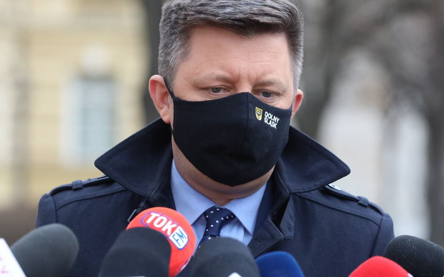 23.03.2021 Warszawa , al Ujazdowskie , KPRM . Szef Kancelarii Premiera minister Michal Dworczyk podczas konferencji prasowej .
Fot. Slawomir Kaminski / Agencja Gazeta