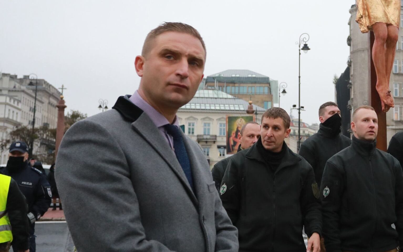 17.10.2020 Warszawa . Marsz Rozancowy ( organizowany przez skrajnych prawicowcow ).
Fot. Jacek Marczewski / Agencja Gazeta