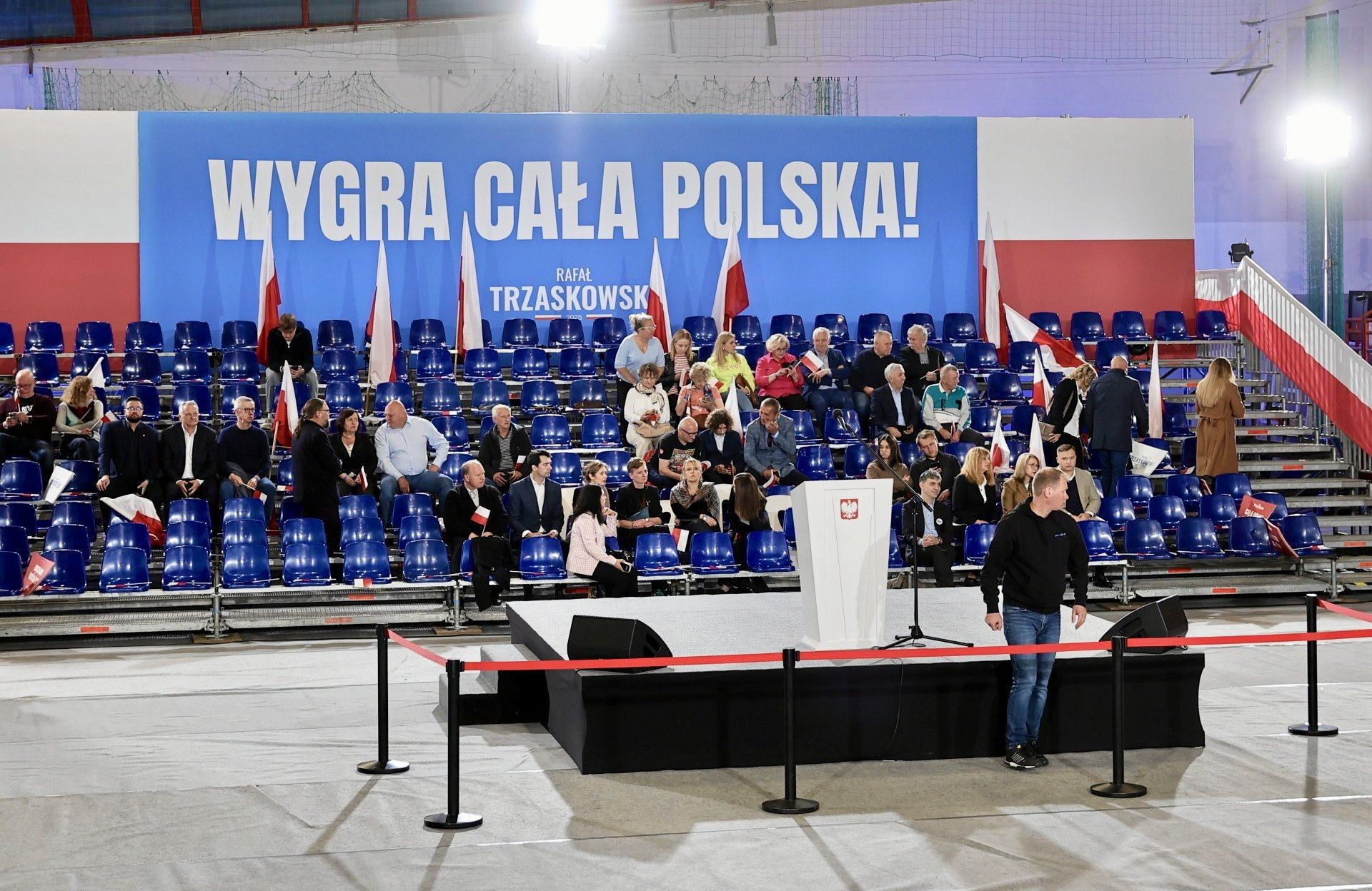 Wieczór wyborczy Rafala Trzaskowskiego