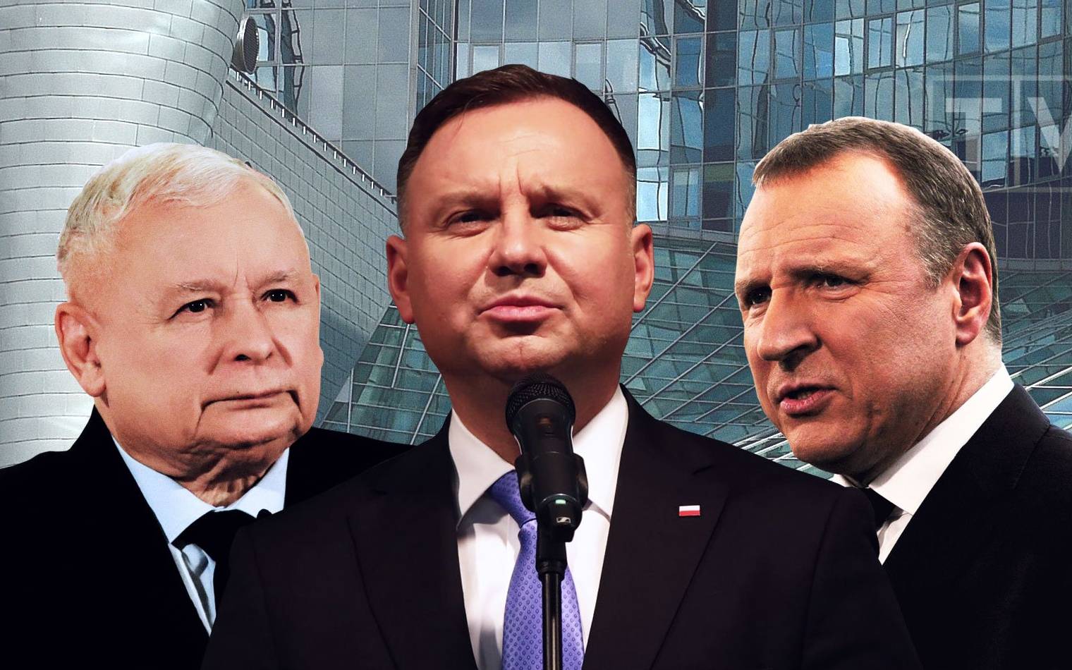 Grafika do artykułu Ultimatum czy pic na wodę? Andrzej Duda gra z Kaczyńskim ustawą o miliardach dla TVP