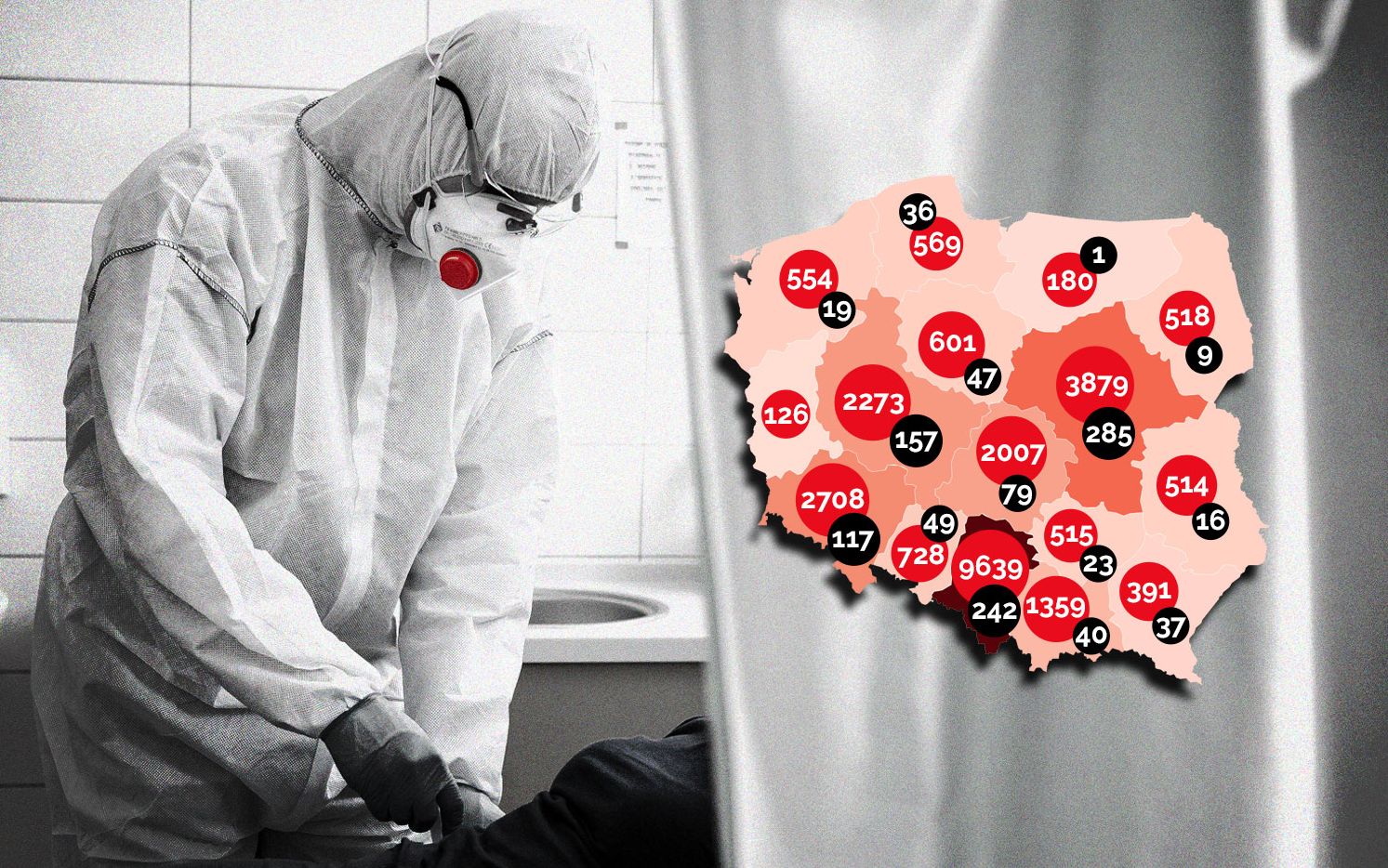 Grafika do artykułu Niedziela w Polsce o włos od smutnego rekordu. 7 mln zakażonych na świecie [WYKRESY, FAKTY]