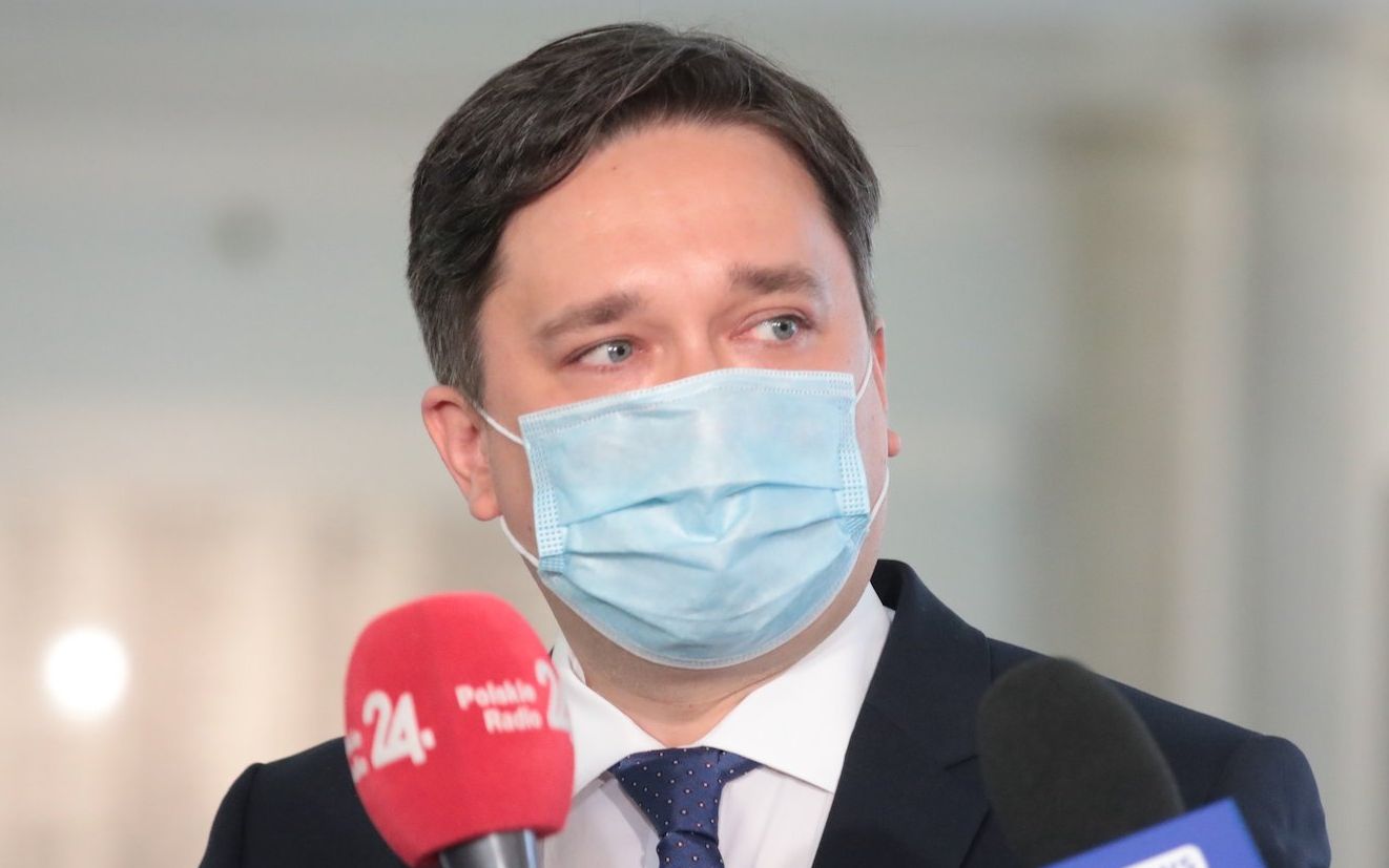 23.07.2021 Warszawa , ulica Wiejska . Sejm . 35 . posiedzenie Sejmu IX kadencji . Marcin Wiacek po slubowaniu w zwiazku z objeciem stanowiska rzecznika praw obywatelskich Marcin Wiacka .
Fot. Slawomir Kaminski / Agencja Gazeta