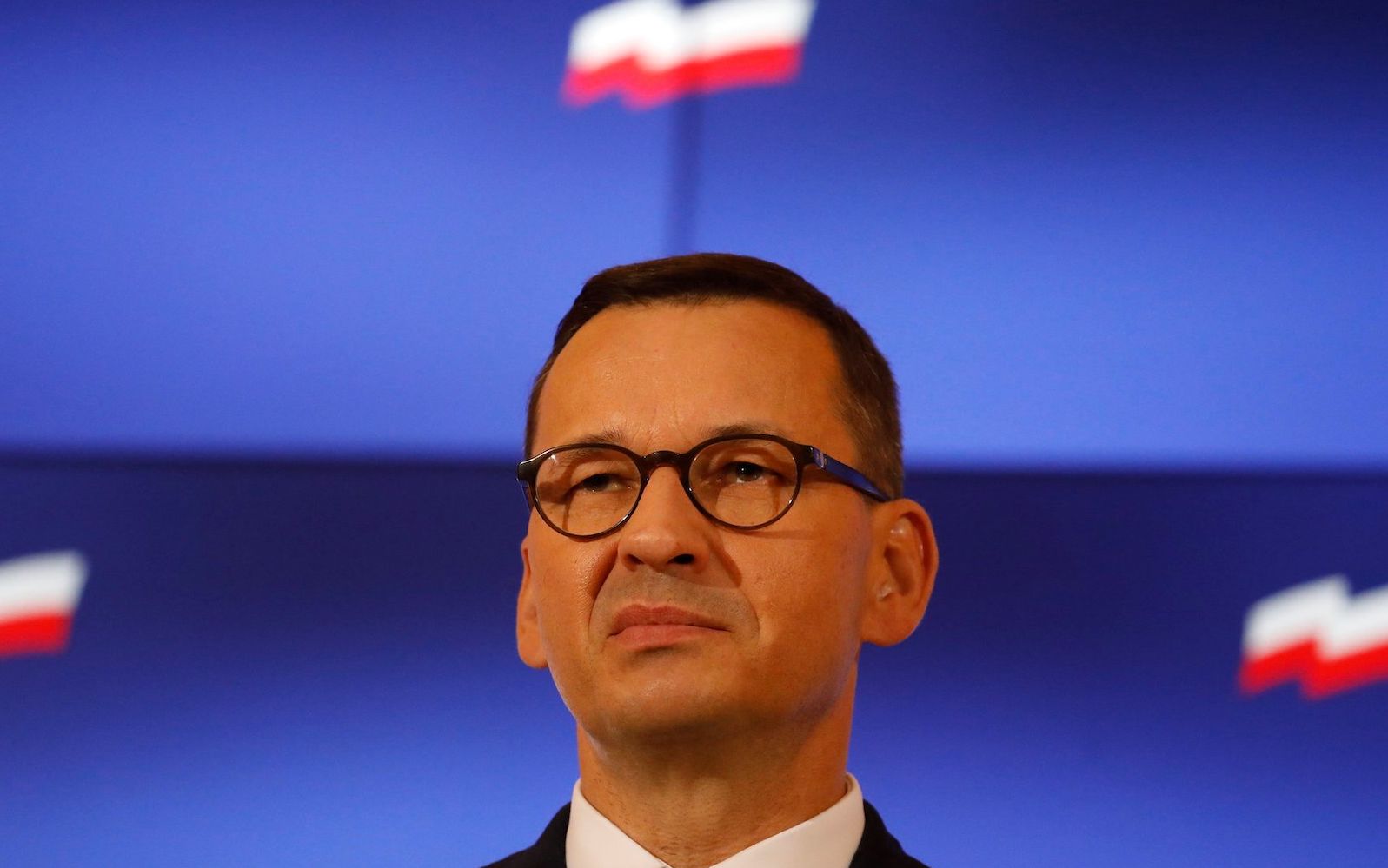 20.08.2020 Warszawa , ul. Ujazdowskie 1/3 , KPRM , sala im. T. Mazowieckiego . Premier Mateusz Morawiecki podczas konferencji prasowej .
Fot. Maciek Jazwiecki / Agencja Gazeta