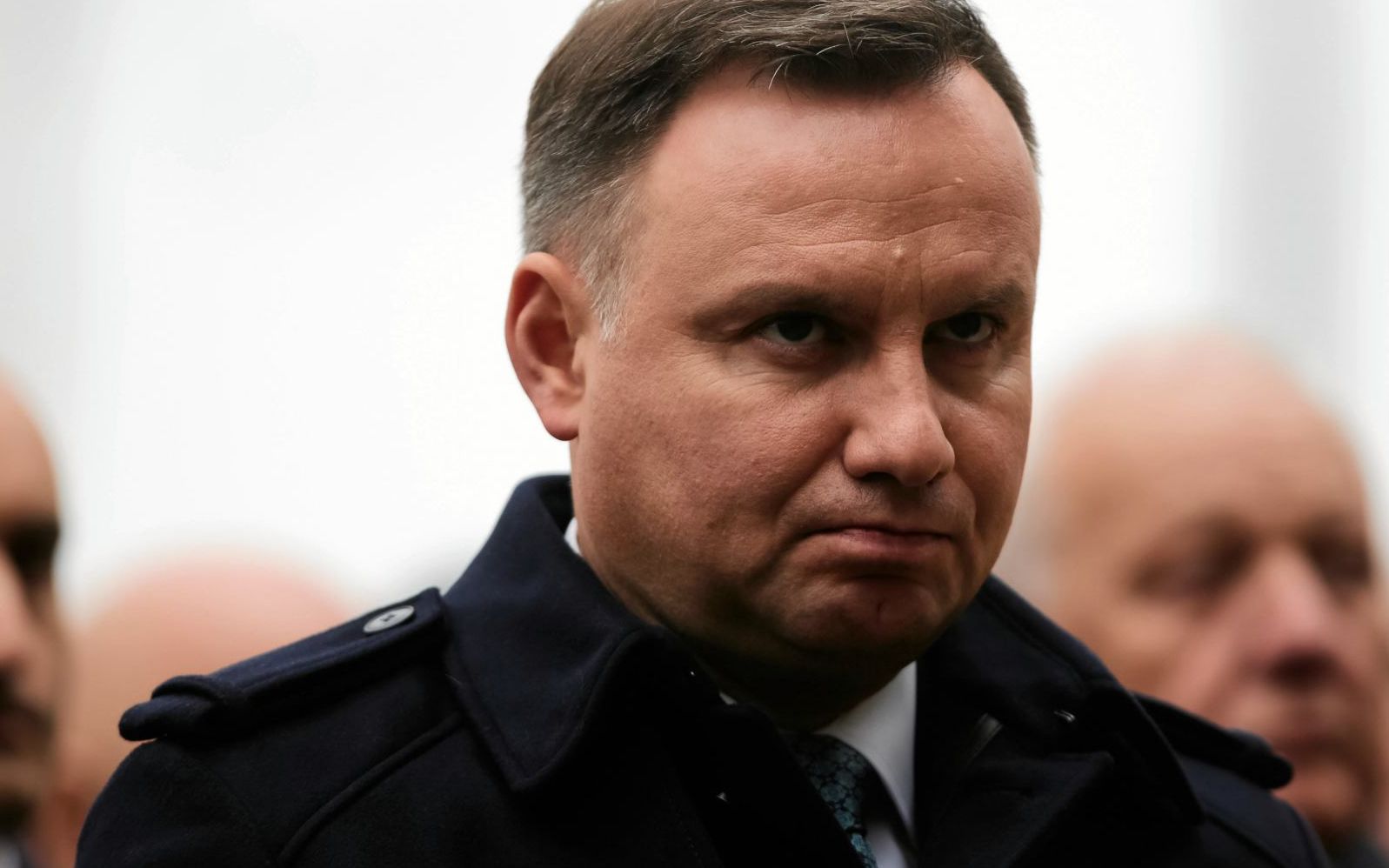 04.11.2018 Lowczowek , cmentarz wojenny nr 171 . XX zlot niepodlegosciowy w Lowczowku . Prezydent Andrzej Duda podczas uroczystosci na cmentarzu wojennym w Lowczowku .

Fot. Jakub Wlodek / Agencja Gazeta