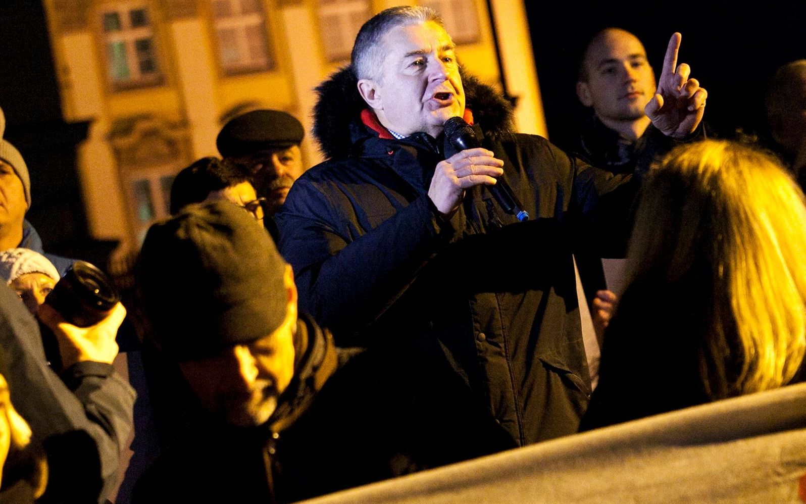 01.12.2019 Wroclaw , Wroclaw dla demokracji - protest w obronie sadow Solidarnie z sedziami . 
Fot . Krzysztof Cwik / Agencja Gazeta
