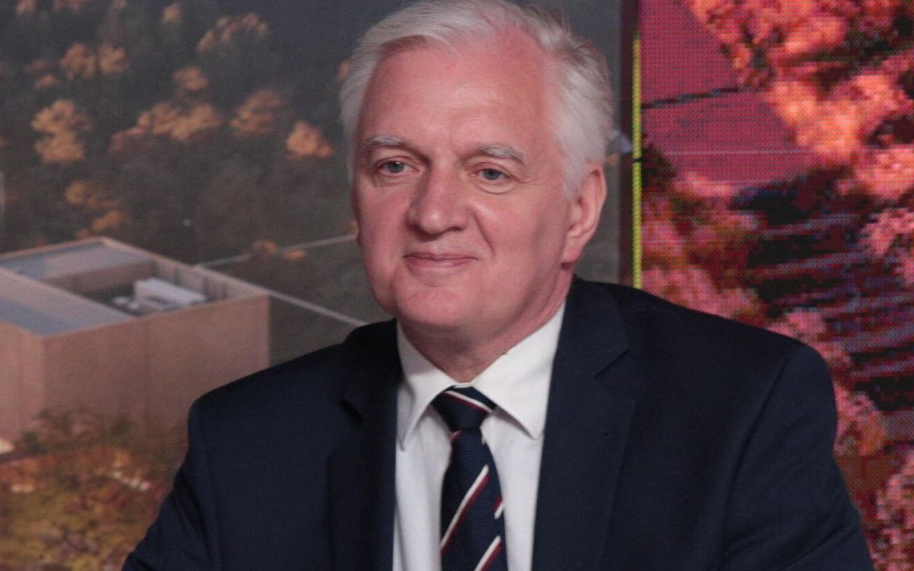 07.06.2021 Kielce . Wicepremier, minister rozwoju, pracy i technologii Jaroslaw Gowin podczas uroczystosci podpisania i wmurowania Aktu Erekcyjnego pod budowe Swietokrzyskiego Kampusu Laboratoryjnego Glownego Urzedu Miar .
Fot. Pawel Malecki / Agencja Gazeta