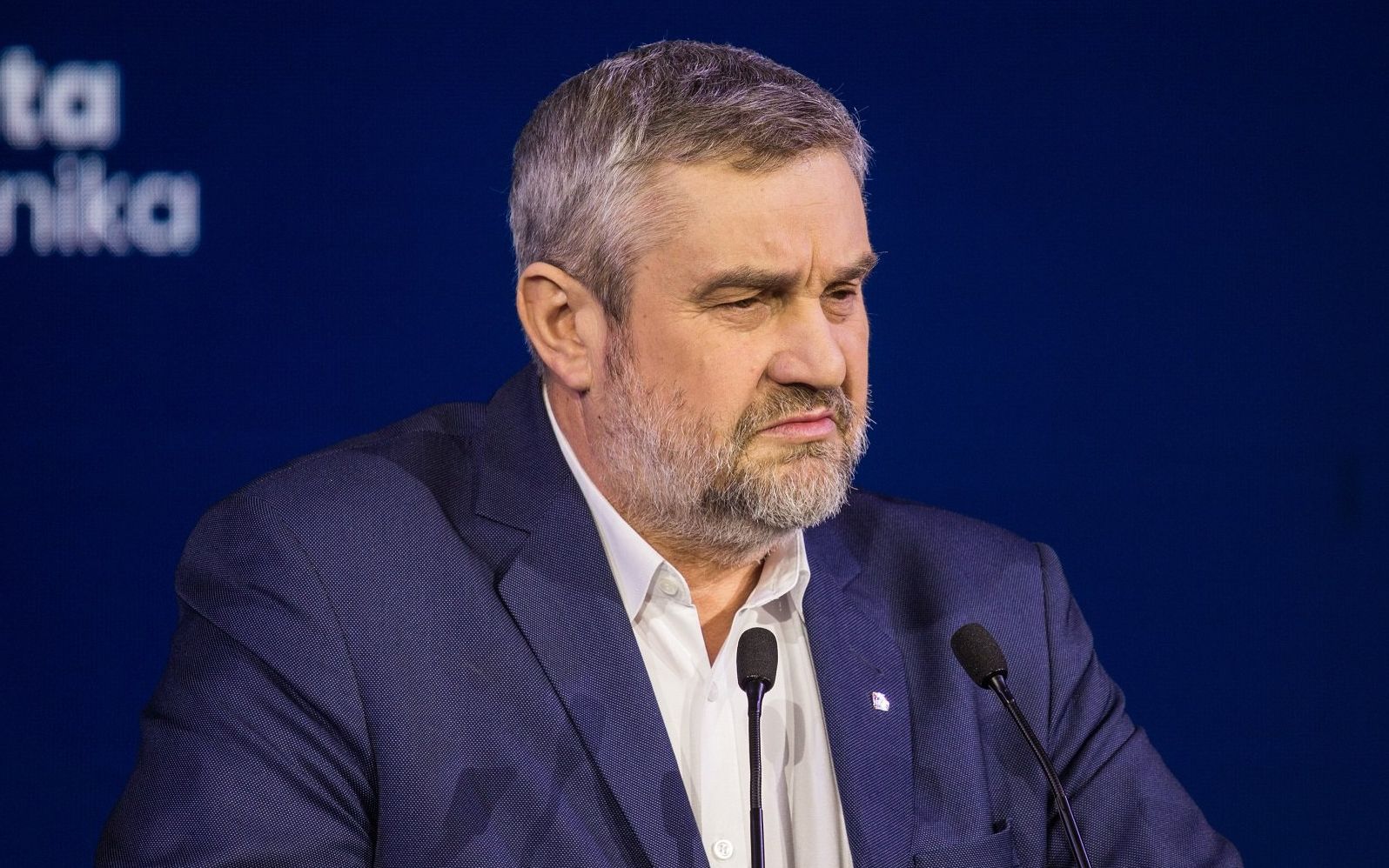 29.02.2020 Warszawa , Kancelaria Prezesa Rady Ministrow . Minister Rolnictwa Jan Krzysztof Ardanowski podczas gali finalowej Piatka na 100 dni . 
Fot. Adam Stepien / Agencja Gazeta