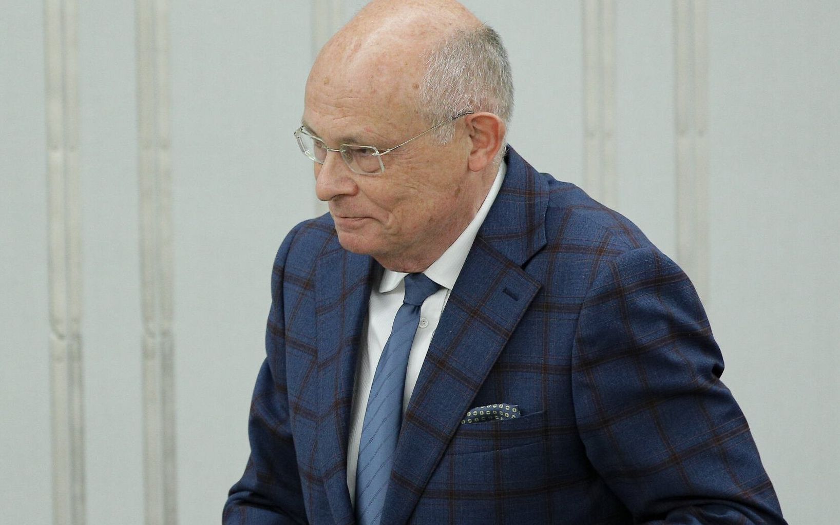 14.10.2020 Warszawa , Senat . Senator Marek Borowski podczas posiedzenia Senatu, na ktorym bedzie glosowanie nad nowelizacja ustawy o ochronie zwierzat .
Fot. Dawid Zuchowicz / Agencja Gazeta