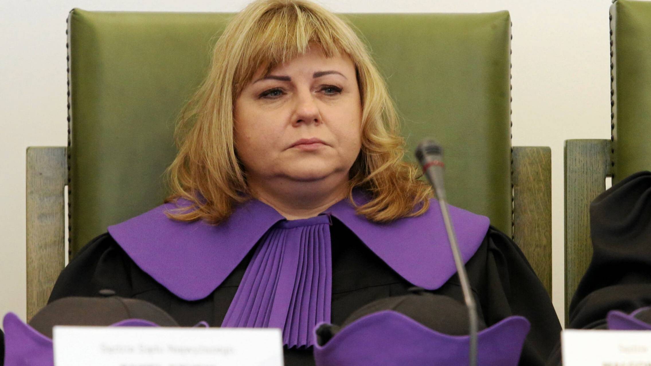 Izba Dyscyplinarna SN. Na zdjęciu sędzia Małgorzata Bednarek, która ignoruje postanowienia TSUE