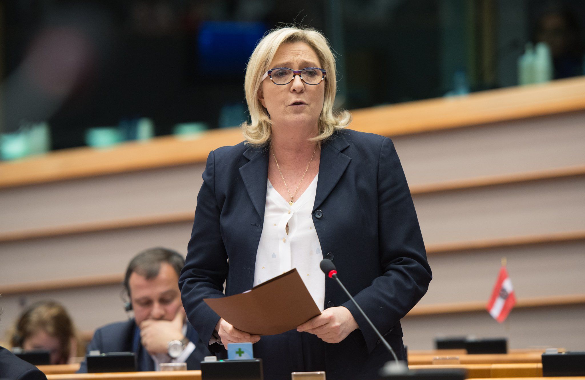 Marine Le Pen w Parlamencie Europejskim, (cc) flickr.com