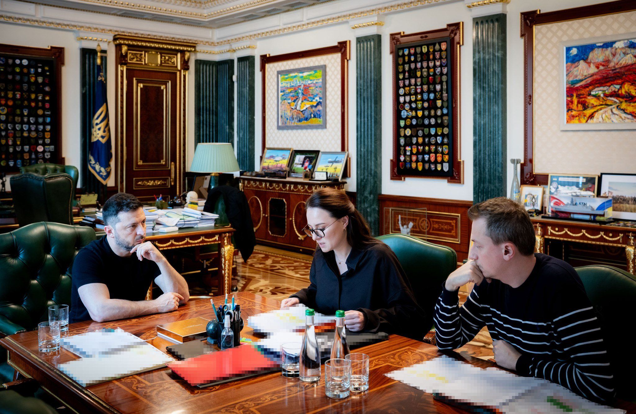 prezydent Zełenski i premier Ukrainy Julia Swyrydenko