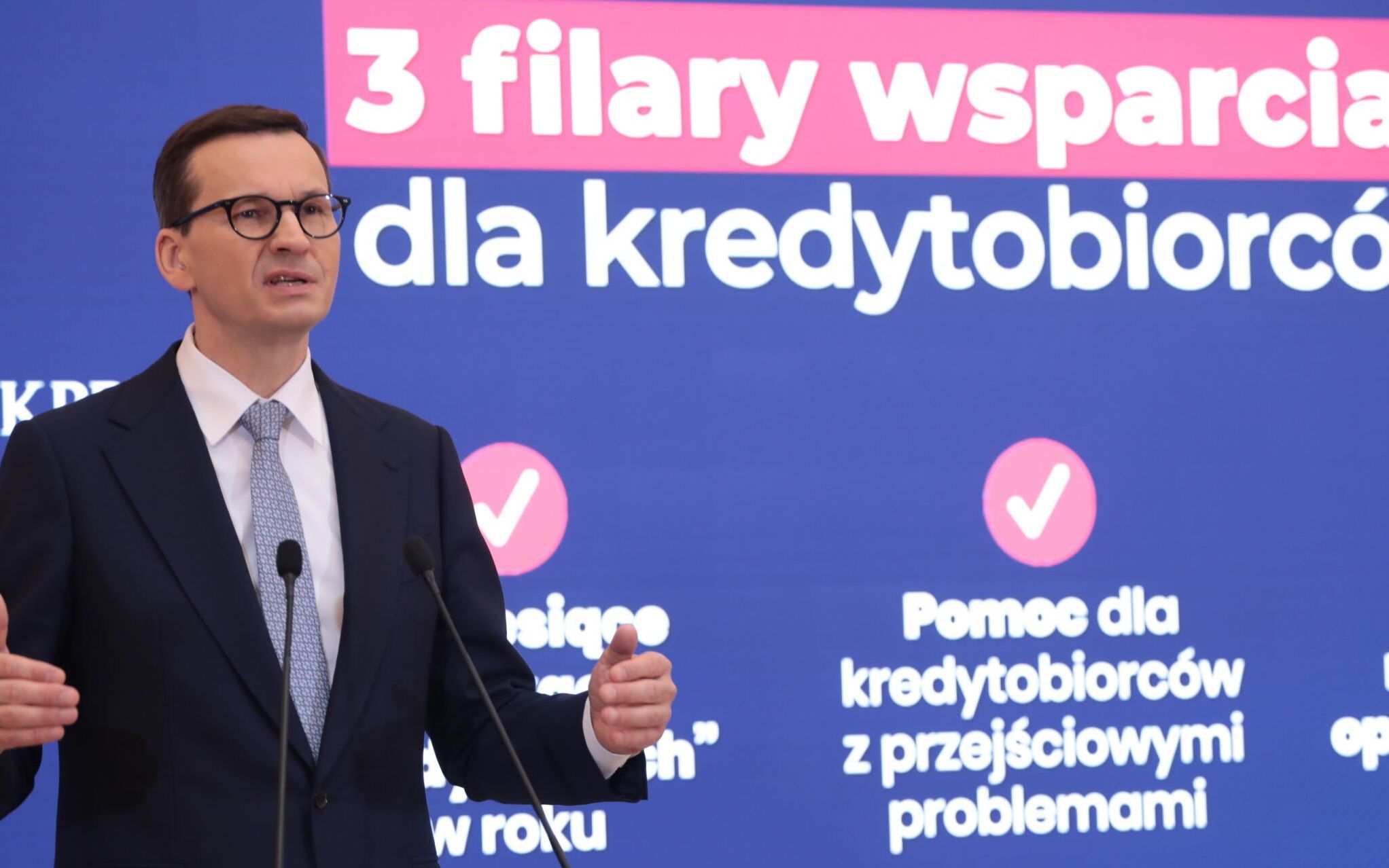 26.04.2022 Warszawa Konferencja prasowa premiera Mateusza Morawieckiego .
Fot. Slawomir Kaminski / Agencja Wyborcza.pl