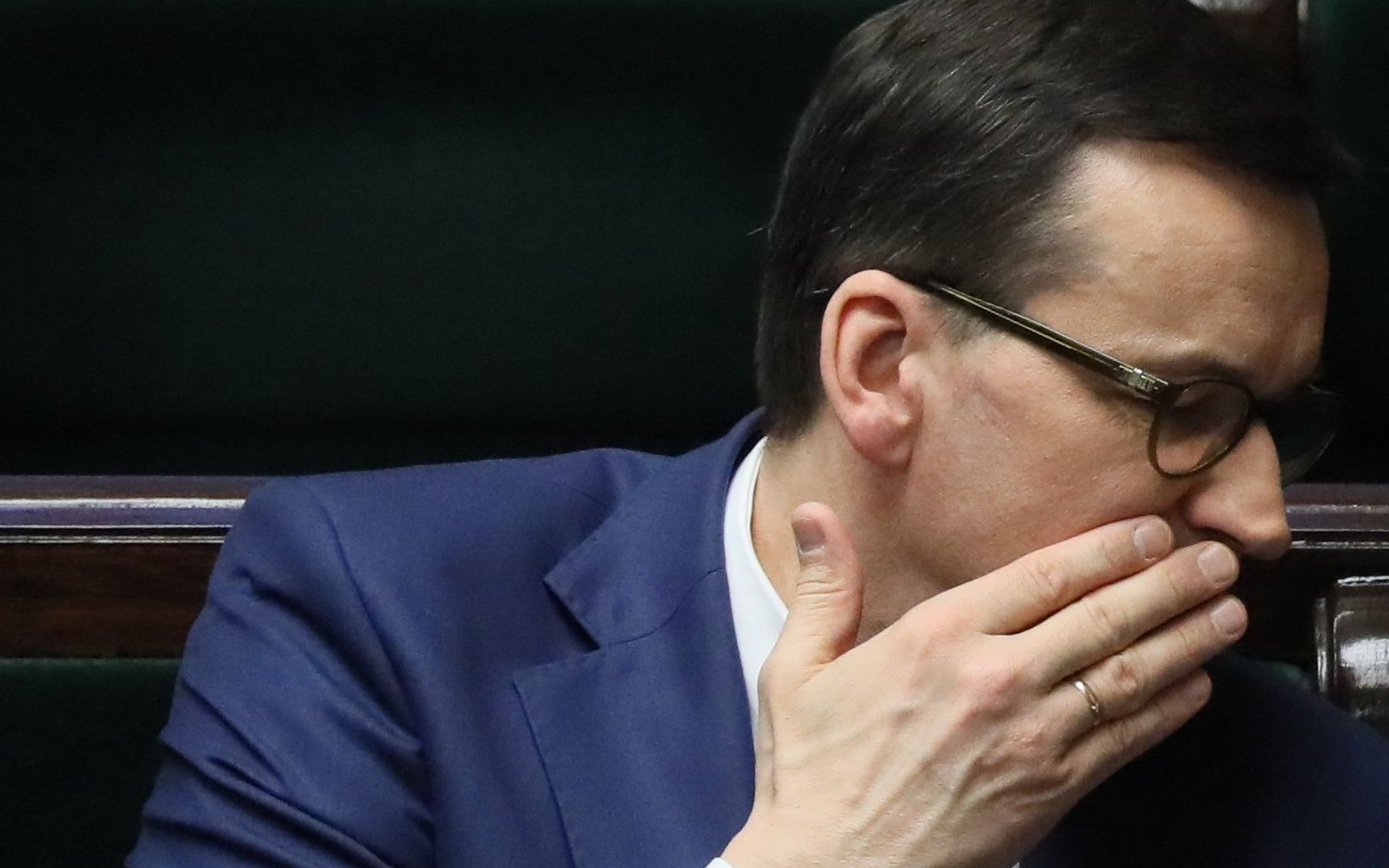 03.04.2019 Warszawa , ul Wiejska , Sejm . Premier rzadu PiS Mateusz Morawiecki i jego byla szefowa , obecnie podwladna - wicepremier Beata Szydlo podczas posiedzenia - pierwsze czytanie rzadowego projektu dot. " trzynastki dla emerytow ".
Fot. Slawomir Kaminski / Agencja Gazeta