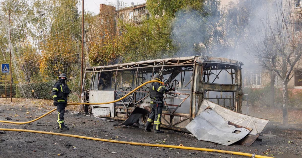 Rosjanie zaatakowali autobus w Kramatorsku. Zabili 30 osób