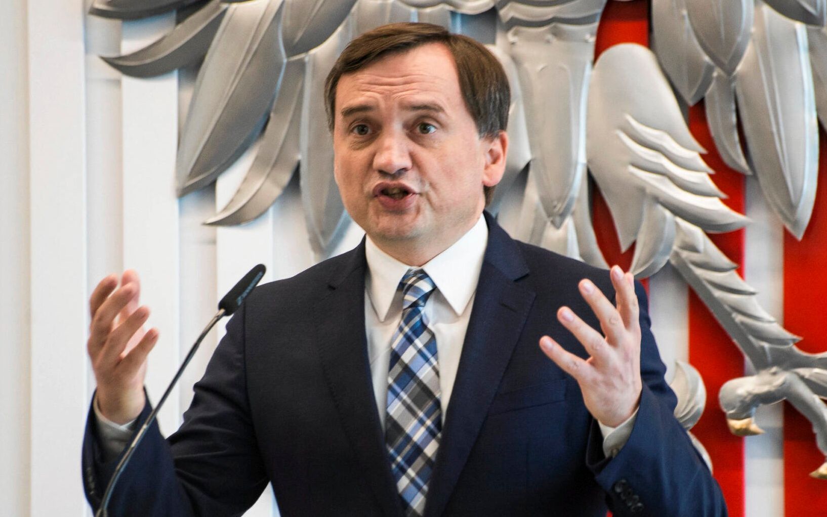 04.10.2019 Sosnowiec . Otwarcie nowego budynku prokuratury w Sosnowcu z udzialem Ministra Sprawiedliwosci Zbigniewa Ziobro .
Fot . Kamila Kotusz  / Agencja Gazeta




 *** Local Caption ***