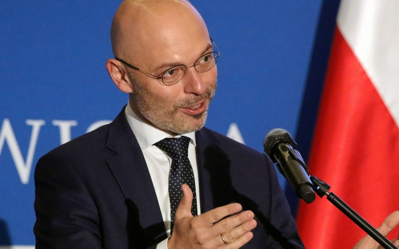 03.07.2019  Warszawa. Michal Kurtyka podczas otwarcia konferencji " Ludzie i klimat - solidarnosc i sprawiedliwa transformacja " w ramach polskiej prezydencji COP 24 . Fot . Kuba Atys / Agencja Gazeta