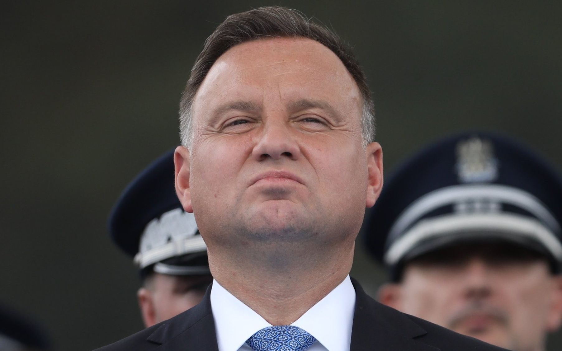 24.07.2019 Warszawa , Plac Pilsudskiego . Prezydent RP Andrzej Duda (L), Premier Mateusz Morawiecki (P) podczas Centralnych uroczystosci z okazji 100. rocznicy powstania Policji Panstwowej . Fot. Maciek Jazwiecki / Agencja Gazeta