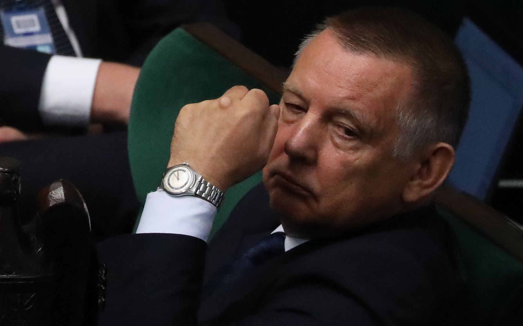 23.07.2020 Warszawa , ulica Wiejska . Sejm . 15 . posiedzenie Sejmu IX kadencji . Prezes Najwyzszej Izby Kontroli Marian Banas podczas debaty nad  informacai z dzialalnosci Narodowego Banku Polskiego za rok 2019 .
Fot. Slawomir Kaminski / Agencja Gazeta