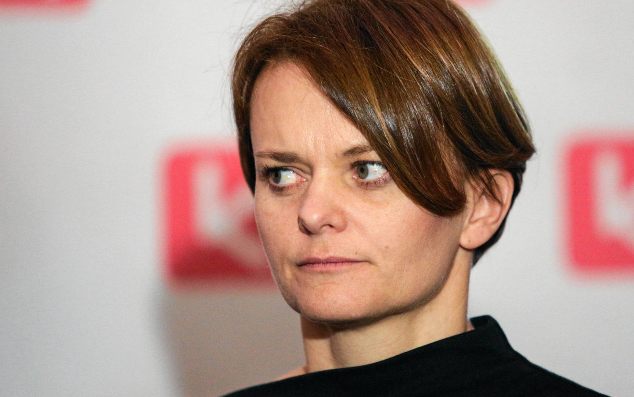 20.02.2020 Krakow , ulica Ujastek . Minister rozwoju Jadwiga Emilewicz podczas konferencji prasowej .  
Fot. Adrianna Bochenek / Agencja Gazeta