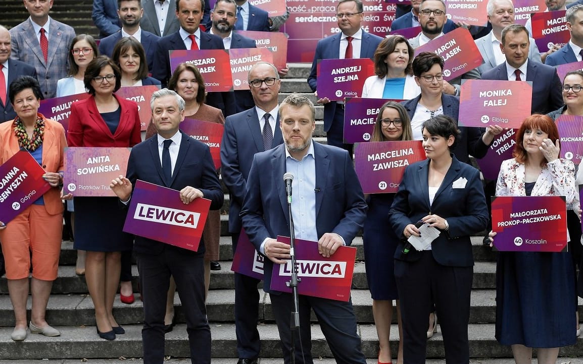 18.08.2019 Warszawa , Park Rydza - Smiglego . Lewica prezentuje " Jedynki " do Parlamentu .
Fot. Slawomir Kaminski / Agencja Gazeta