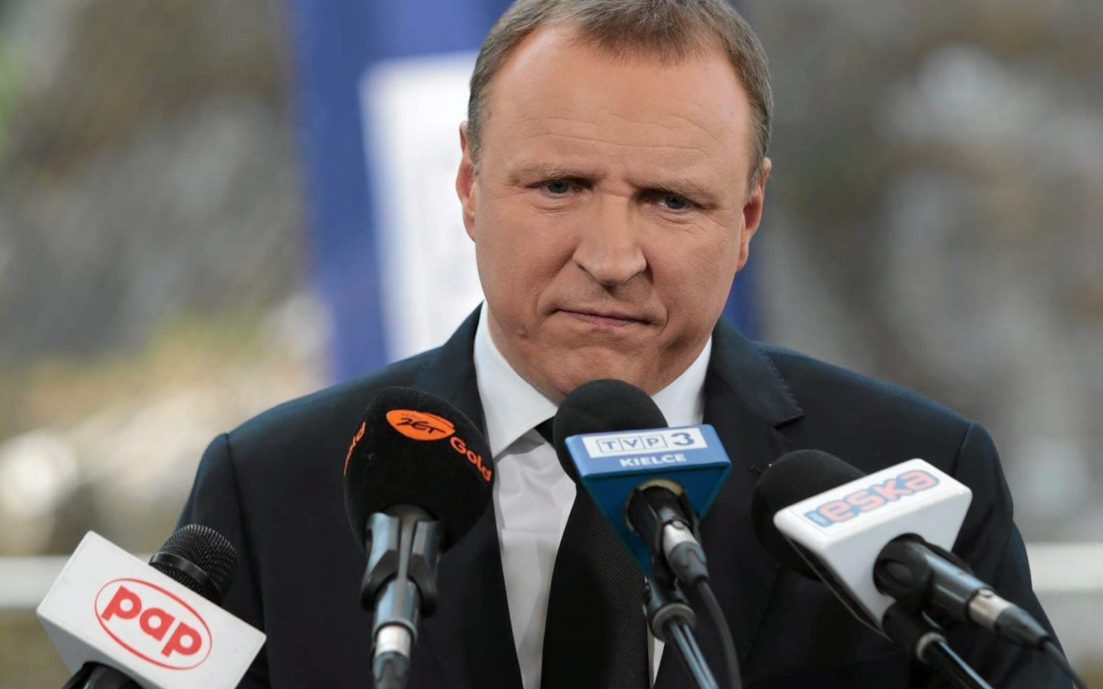 30.05.2017 Kielce , Kadzielnia . Prezes TVP Jacek Kurski podczas konferencji prasowej dotyczacej festiwalu na Kadzielni .
Fot. Pawel Malecki / Agencja Gazeta