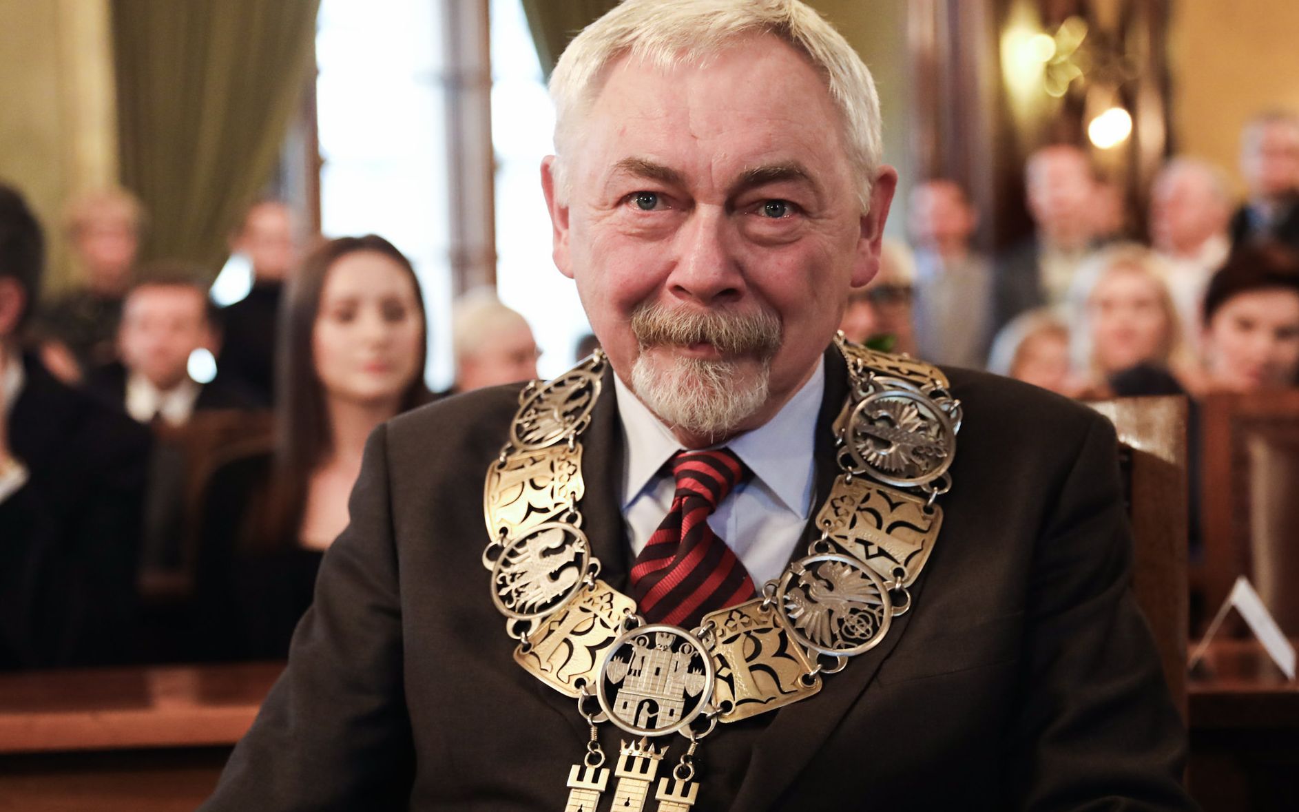 14.09.2017 Krakow, Urzad Miasta . Prezydent Krakowa Jacek Majchrowski , Pierwsza sesja nowej kadencji Rady Miasta . Fot. Jakub Porzycki / Agencja Gazeta
