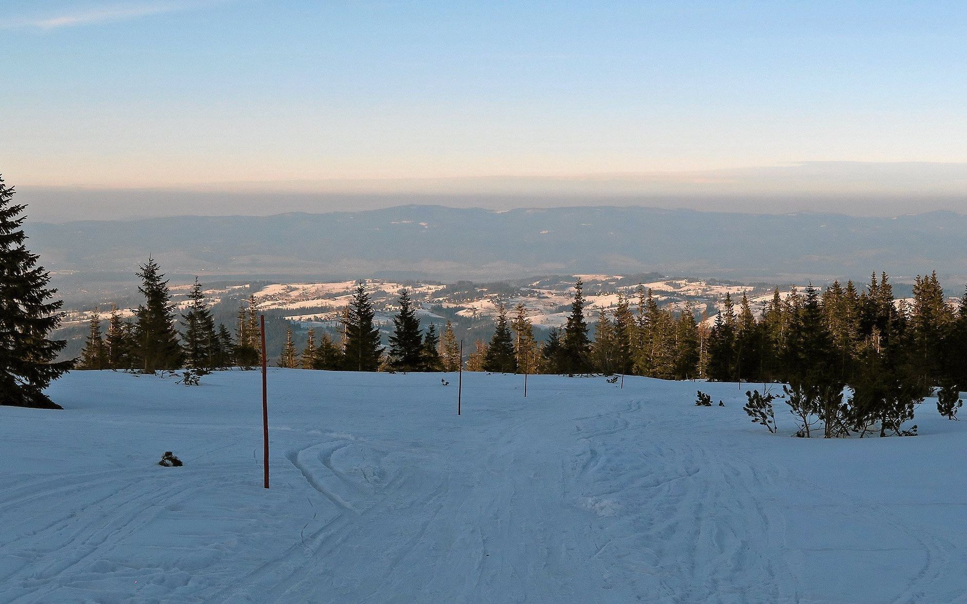 11.03.2018 Tatry . Boczan . Smog nad Podhalem
Fot. Marek Podmokly / Agencja Gazeta