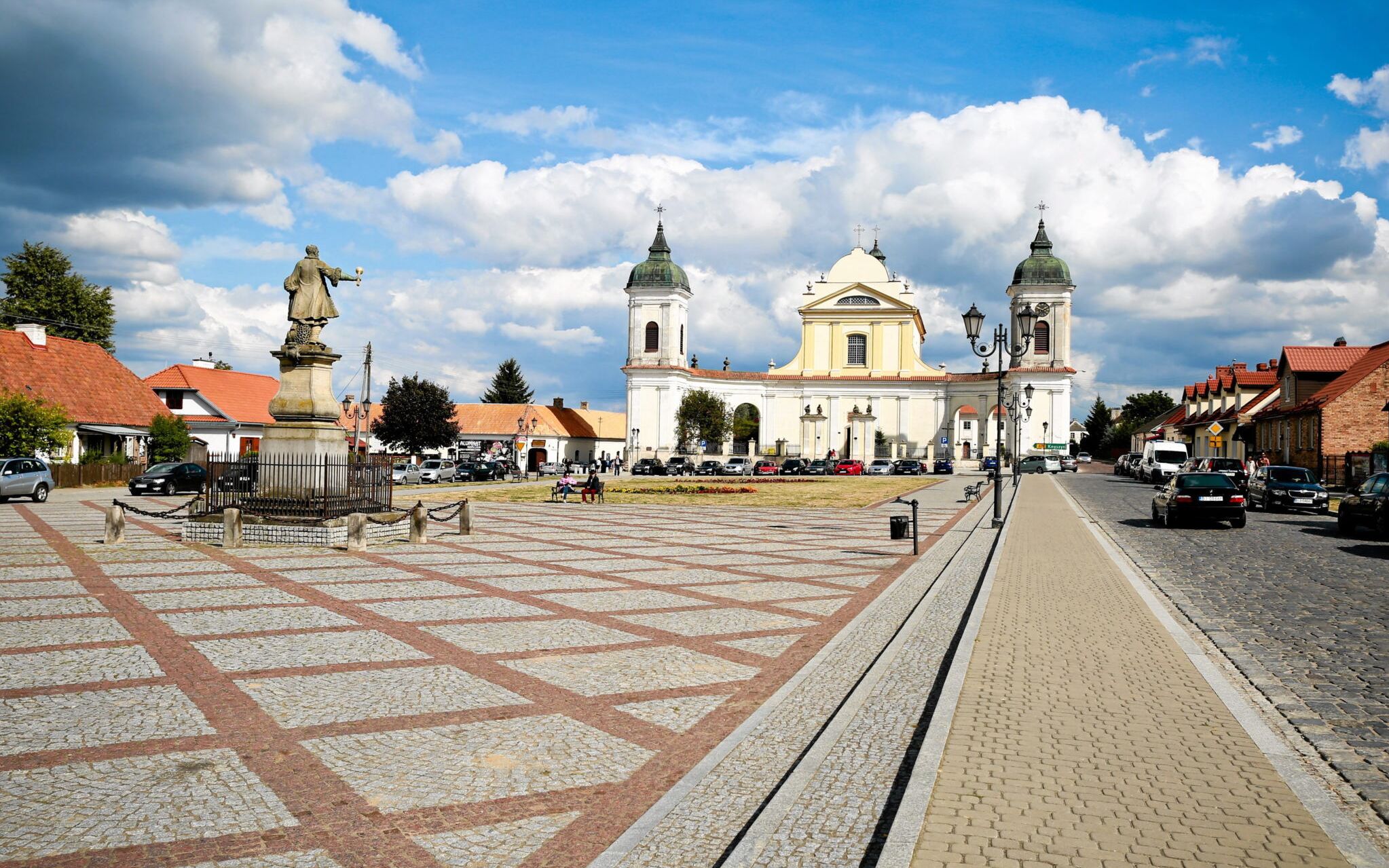 06.09.2015 Tykocin  , Kosciol Trojcy Przenajswietszej  barokowy  kosciol oraz zespol klasztorny pomisjonarski fundacji J. K. Branickiego (17421749)
Fot. Malgorzata Kujawka / Agencja Gazeta