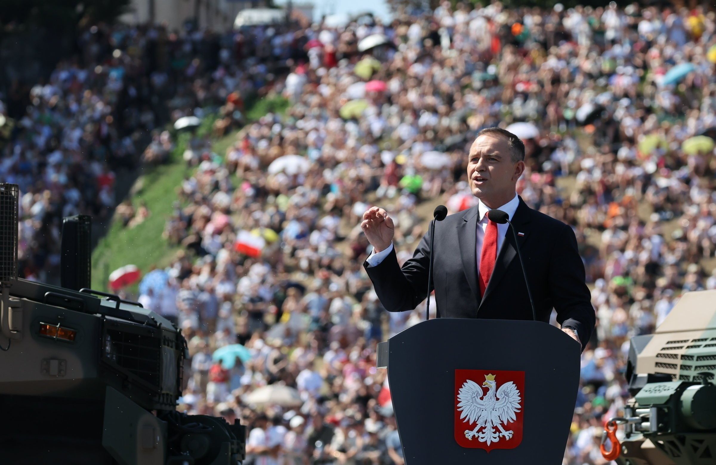Prezydent RP Karol Nawrocki. 15.08.2025 Warszawa