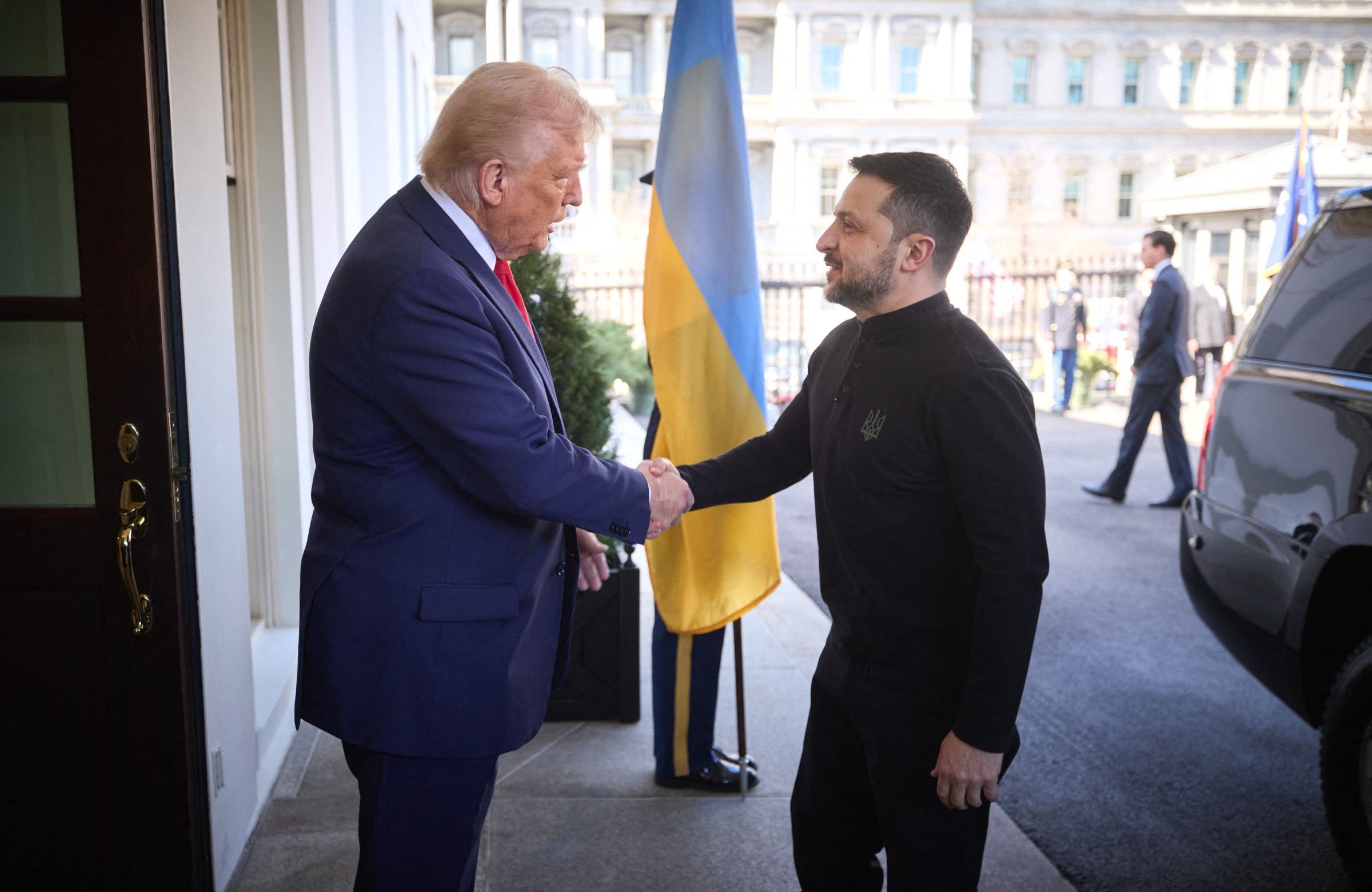 Ukraine President Volodymyr Zelensky visits the White House