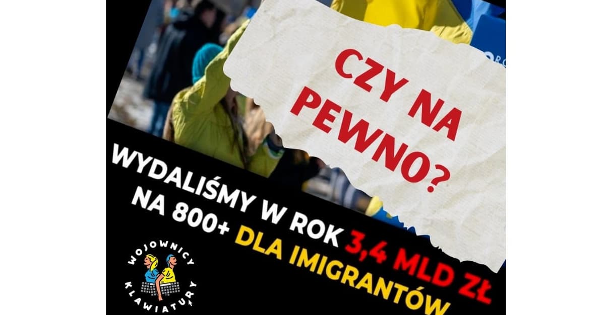 Czy Ukraińcy naprawdę „drenują” polski budżet przez program 800+? Nie, bo liczby nie kłamią