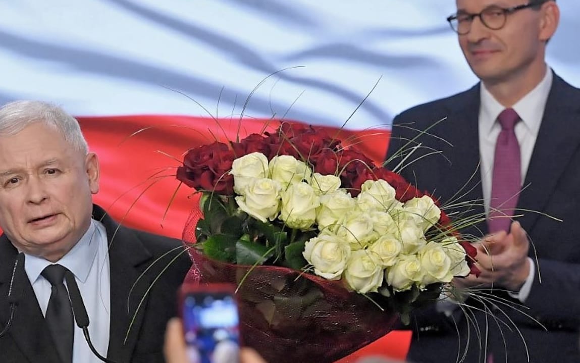 Grafika do artykułu Cząstkowe dane PKW zbliżają się do wyników podanych przez IPSOS. Poczekajmy z triumfem PiS