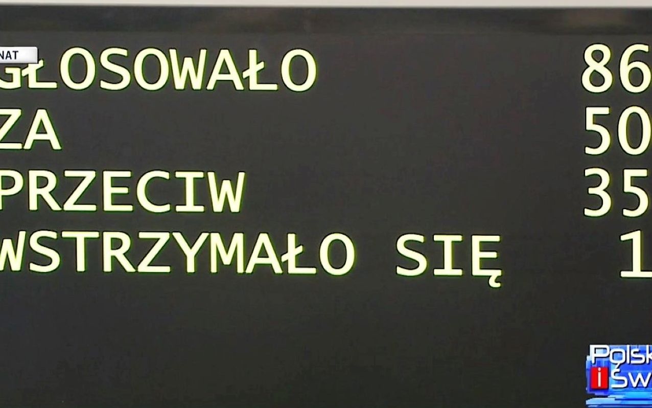 Grafika do artykułu Senat przechytrzył PiS i dzień wcześniej odrzucił ustawę o wyborach pocztowych
