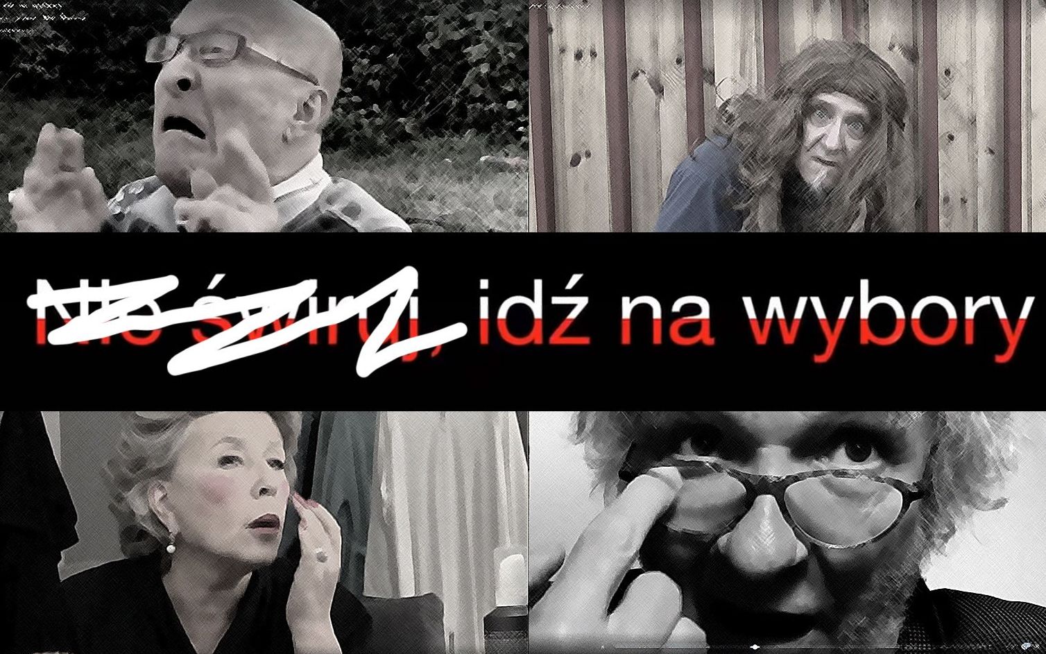 Grafika do artykułu „Nie świruj, idź na wybory”. Opozycja podzielona, PiS gra świętoszka. Cierpią osoby z zaburzeniami