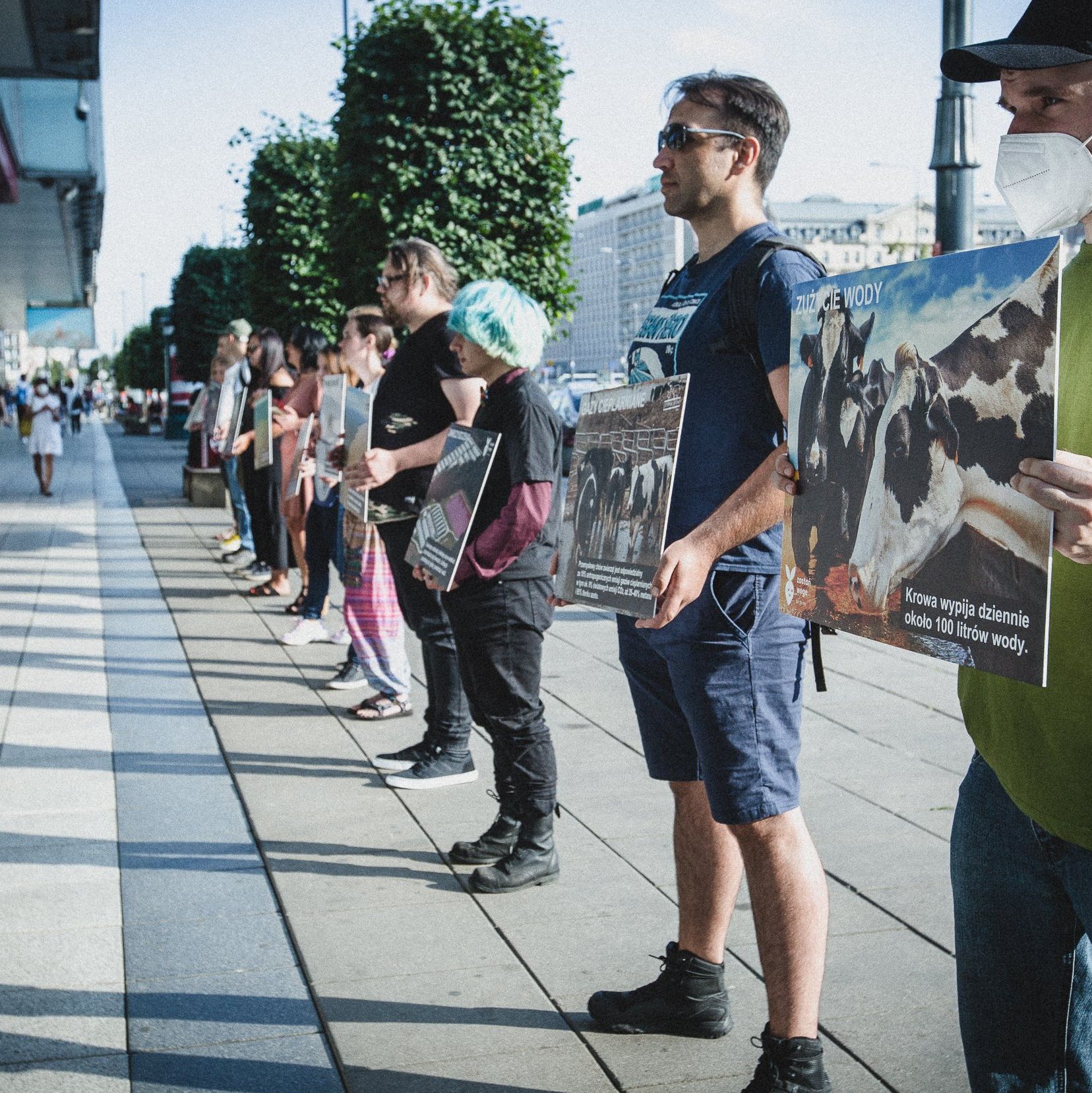 Warszawa, 21.07.2021. Wege dla klimatu – akcja Fundacji Viva!