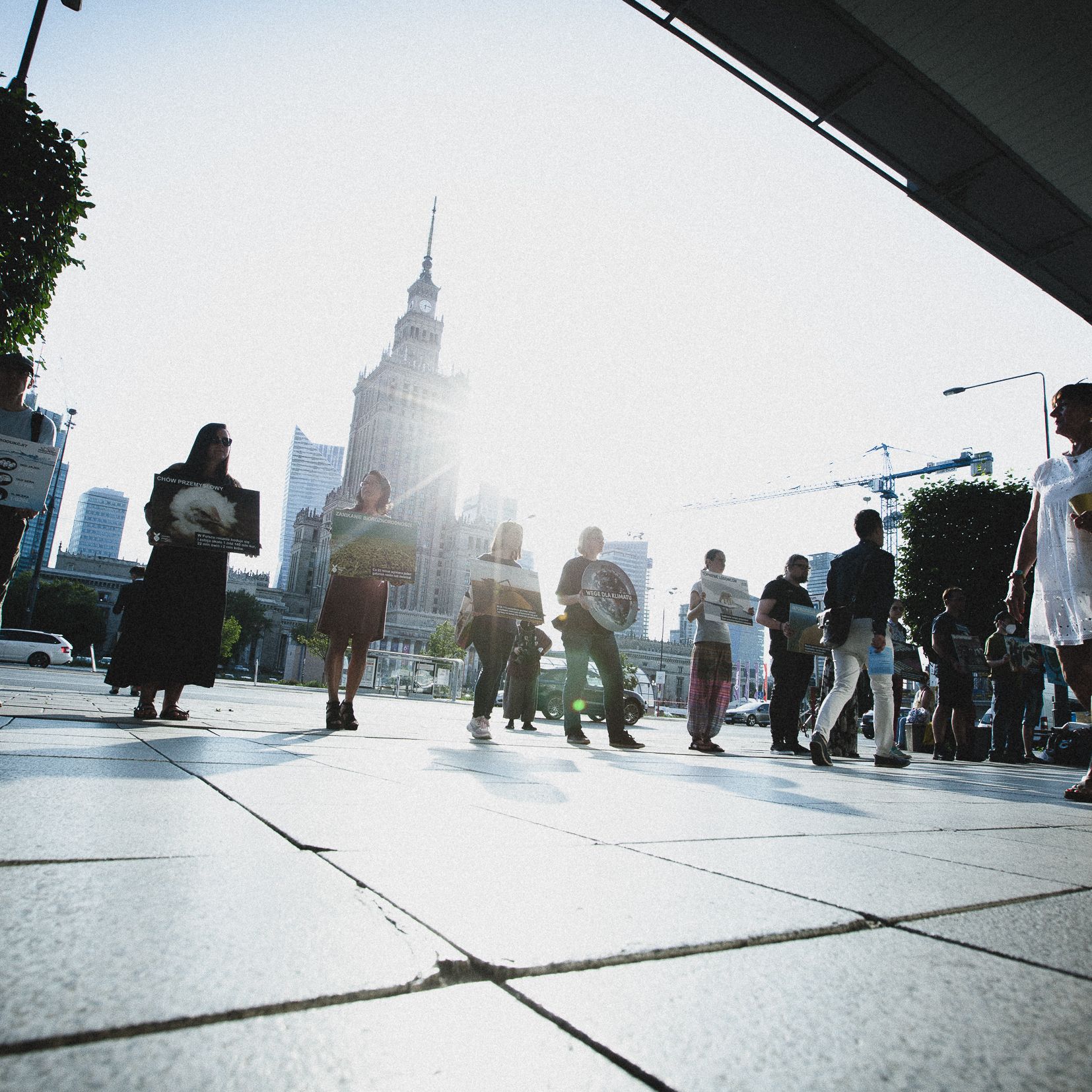 Warszawa, 21.07.2021. Wege dla klimatu – akcja Fundacji Viva!